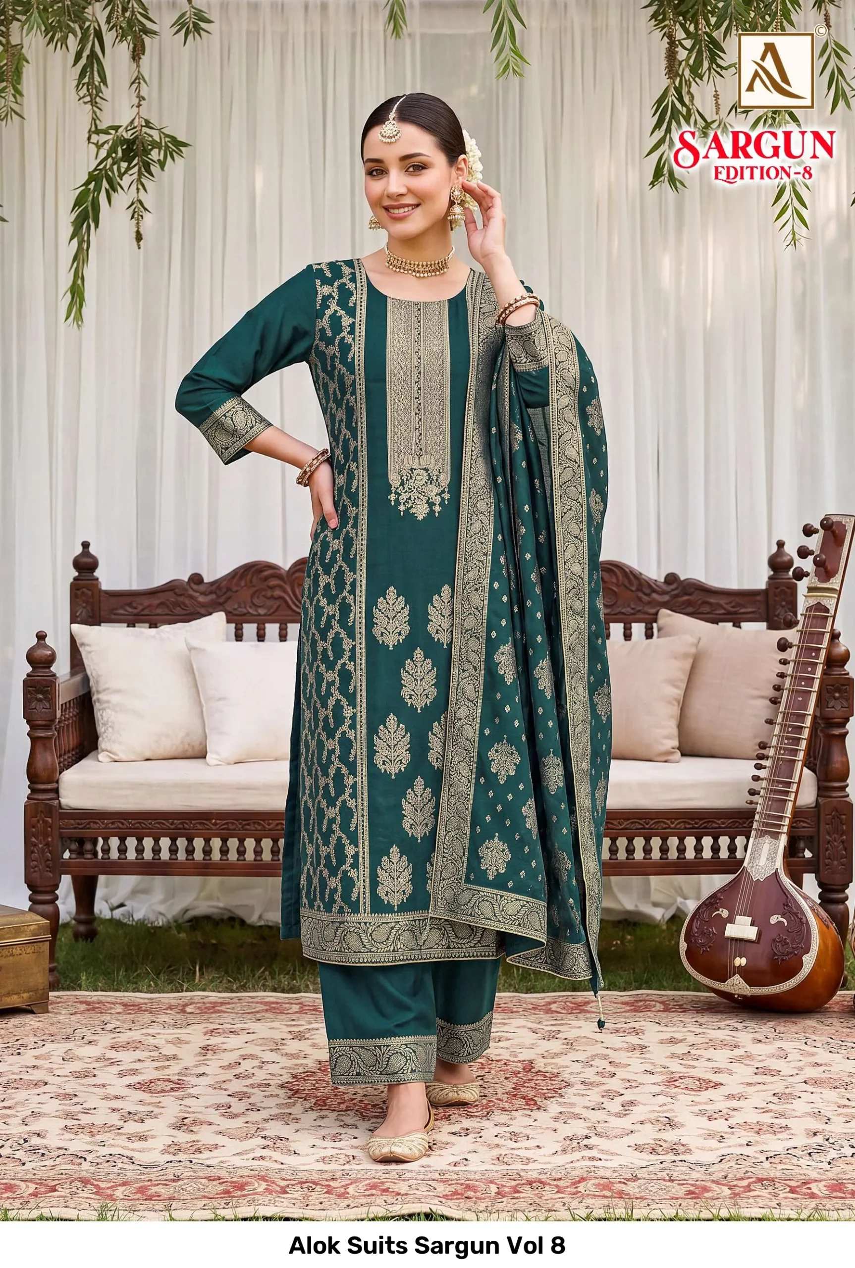 Alok Suits Sargun Vol 8 - Image 3