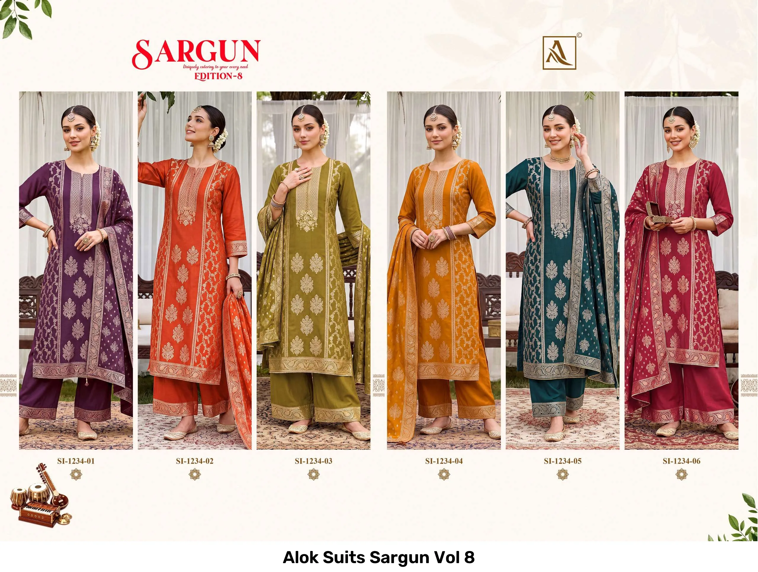 Alok Suits Sargun Vol 8 - Image 6