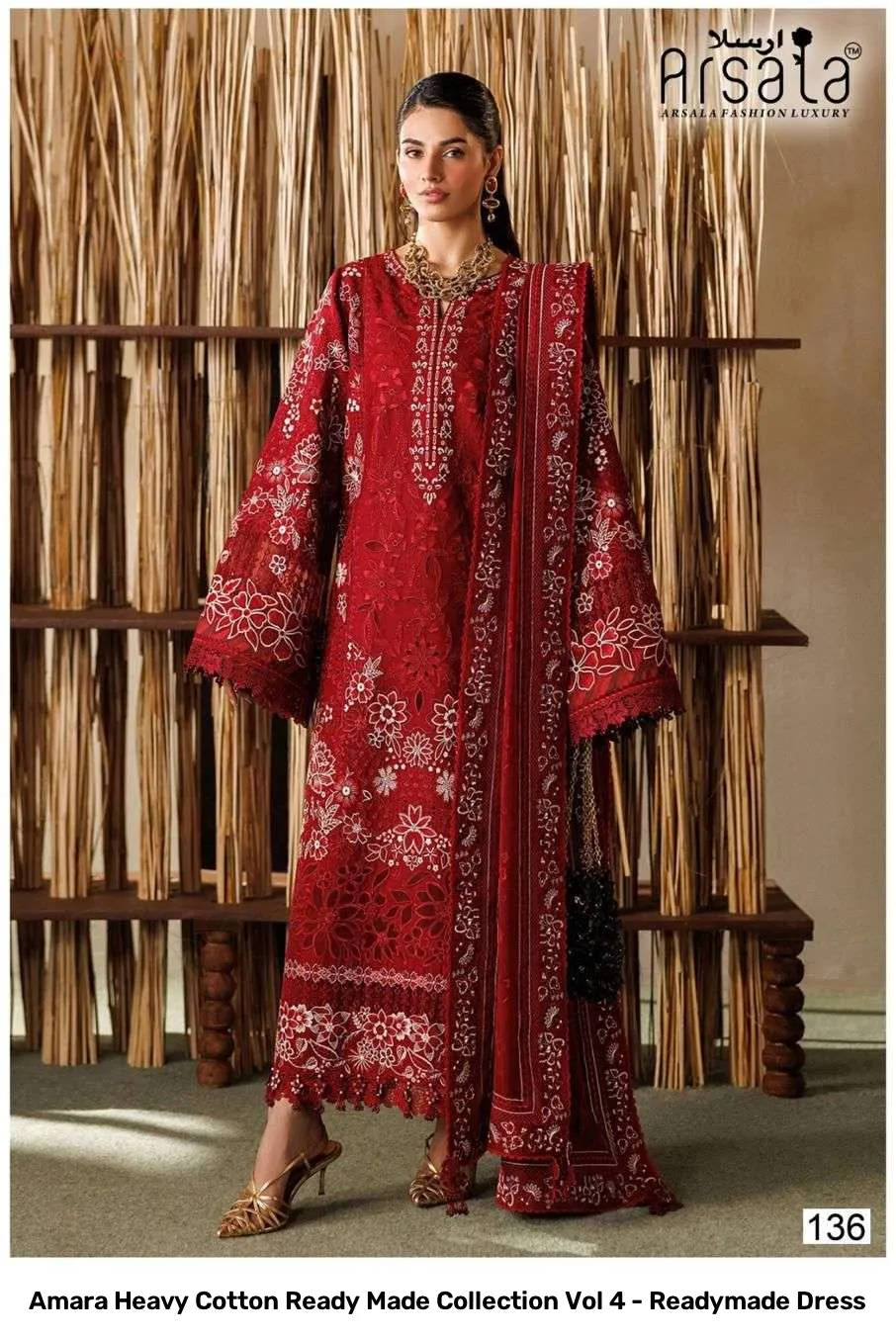 Amara Heavy Cotton Ready Made Collection Vol 4 - Readymade Dress - Image 3