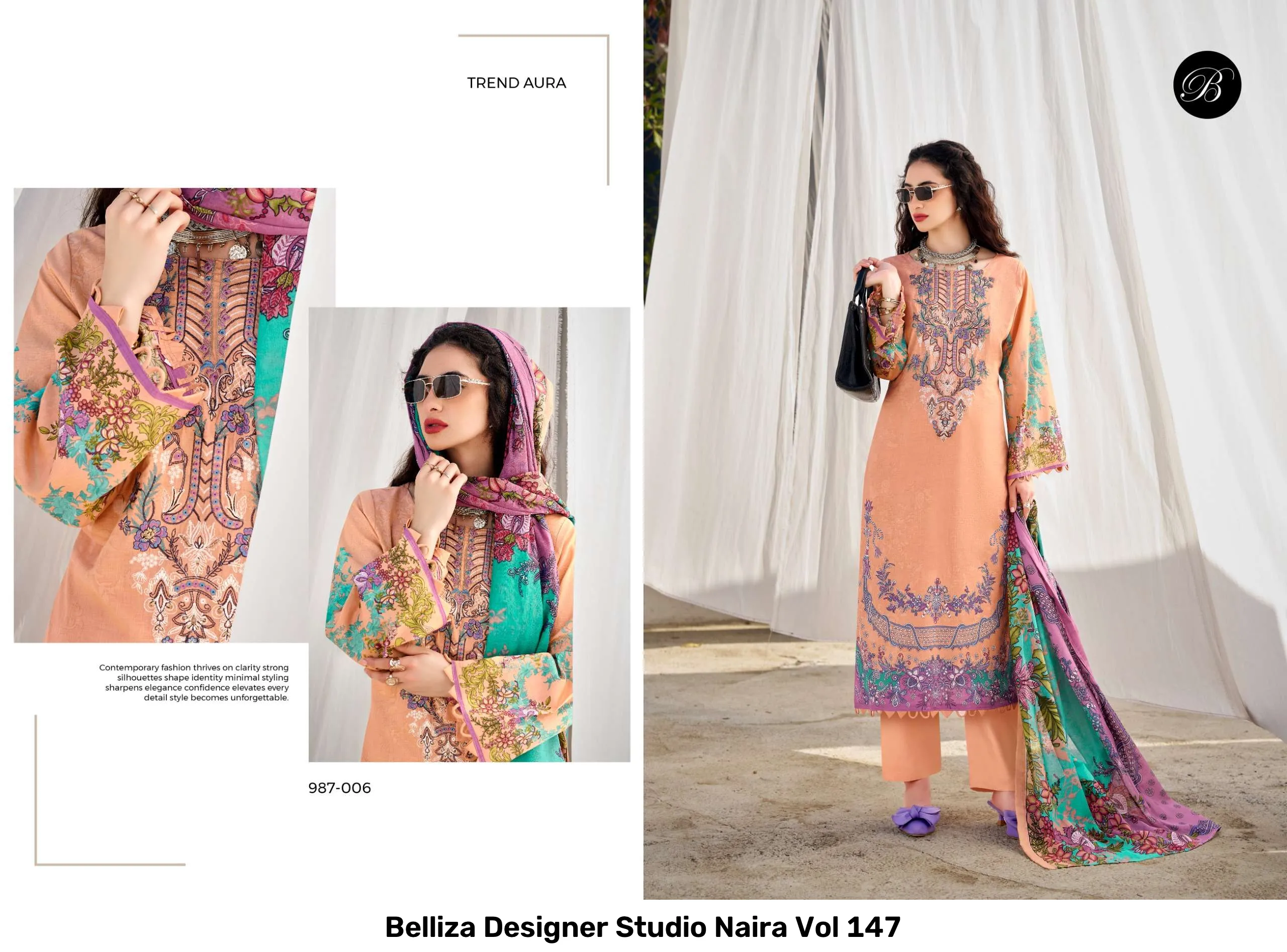 Belliza Designer Studio Naira Vol 147 - Image 5