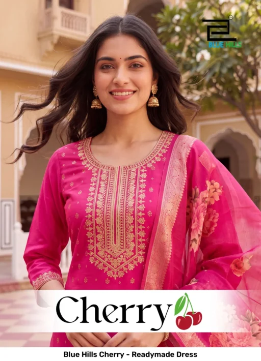 Blue Hills Cherry - Readymade Dress