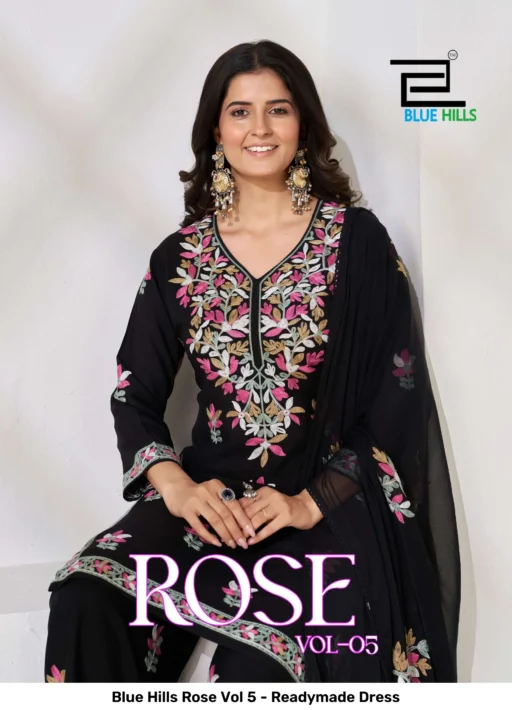 Blue Hills Rose Vol 5 - Readymade Dress