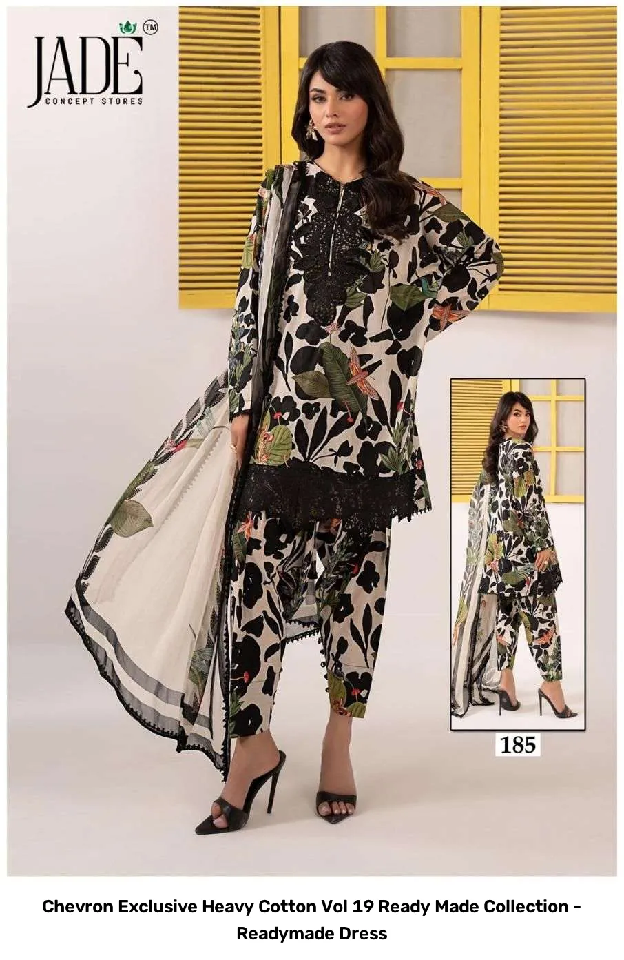 Chevron Exclusive Heavy Cotton Vol 19 Ready Made Collection - Readymade Dress - Image 2