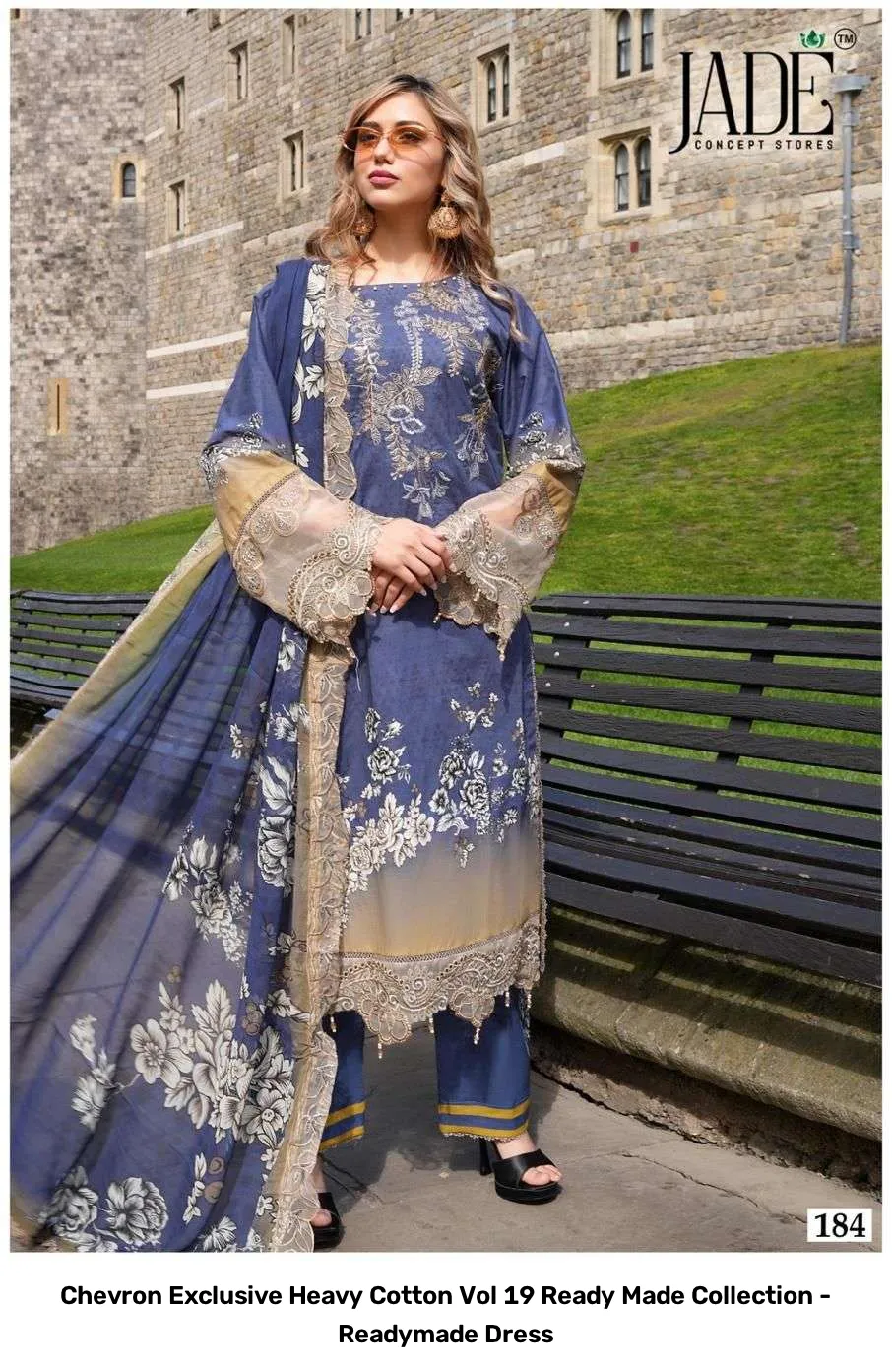 Chevron Exclusive Heavy Cotton Vol 19 Ready Made Collection - Readymade Dress - Image 3