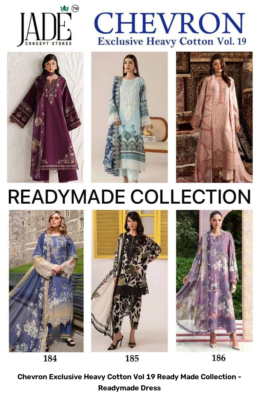 Chevron Exclusive Heavy Cotton Vol 19 Ready Made Collection - Readymade Dress - Image 6