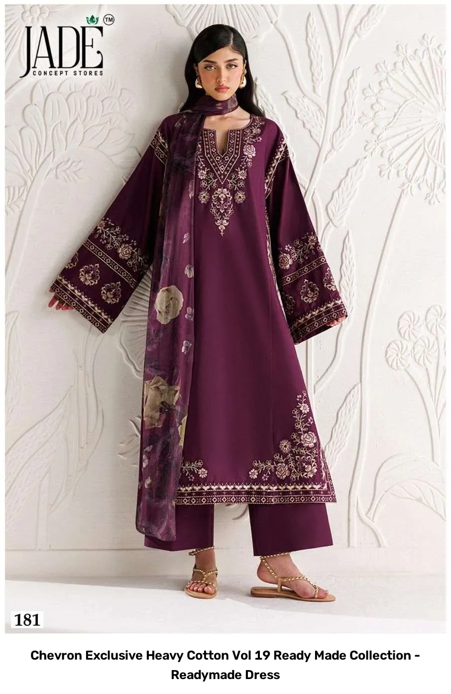 Chevron Exclusive Heavy Cotton Vol 19 Ready Made Collection - Readymade Dress - Image 9