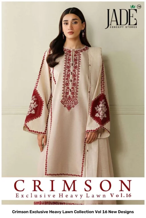 Crimson Exclusive Heavy Lawn Collection Vol 16 New Designs