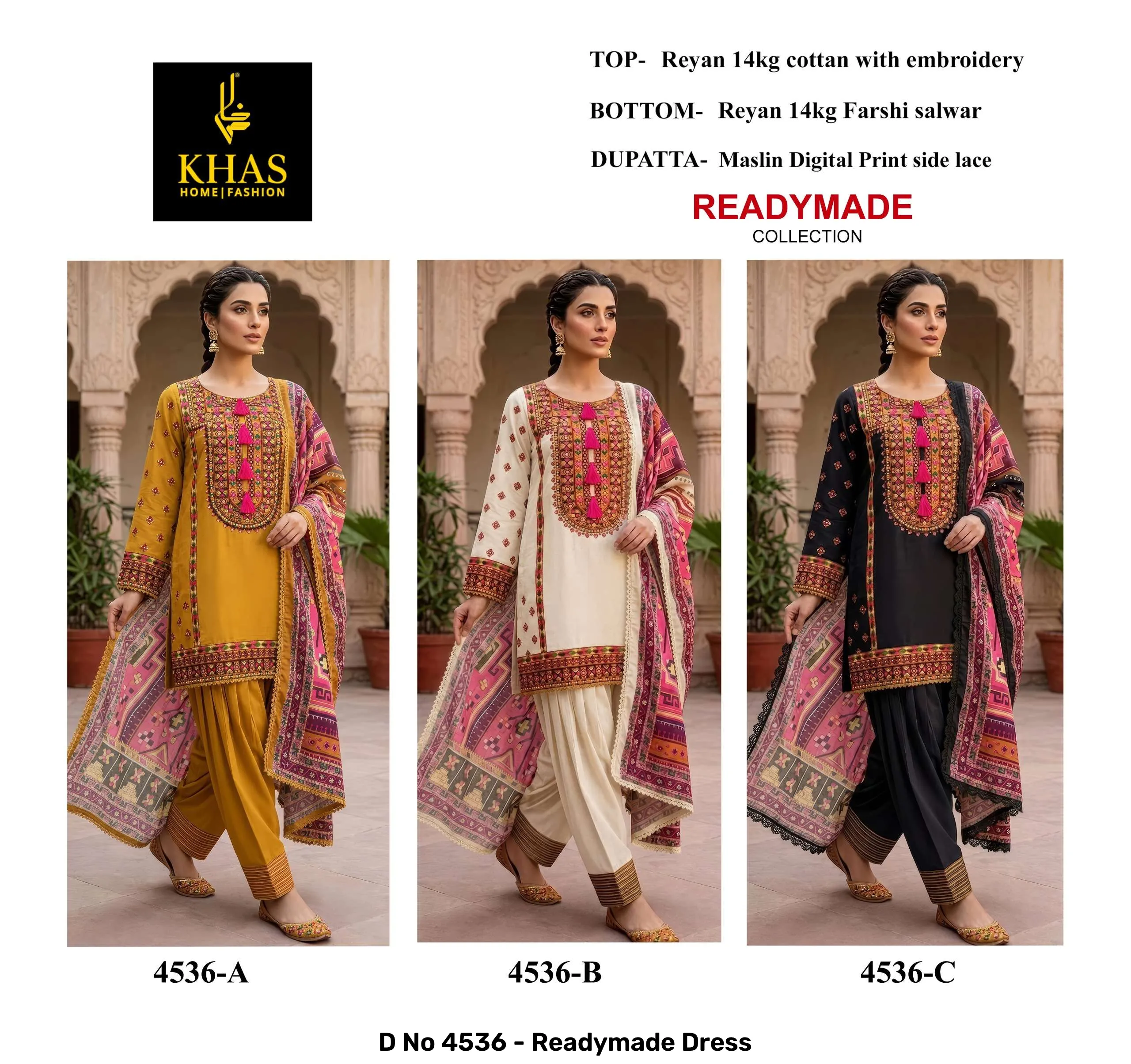 D No 4536 - Readymade Dress - Image 2