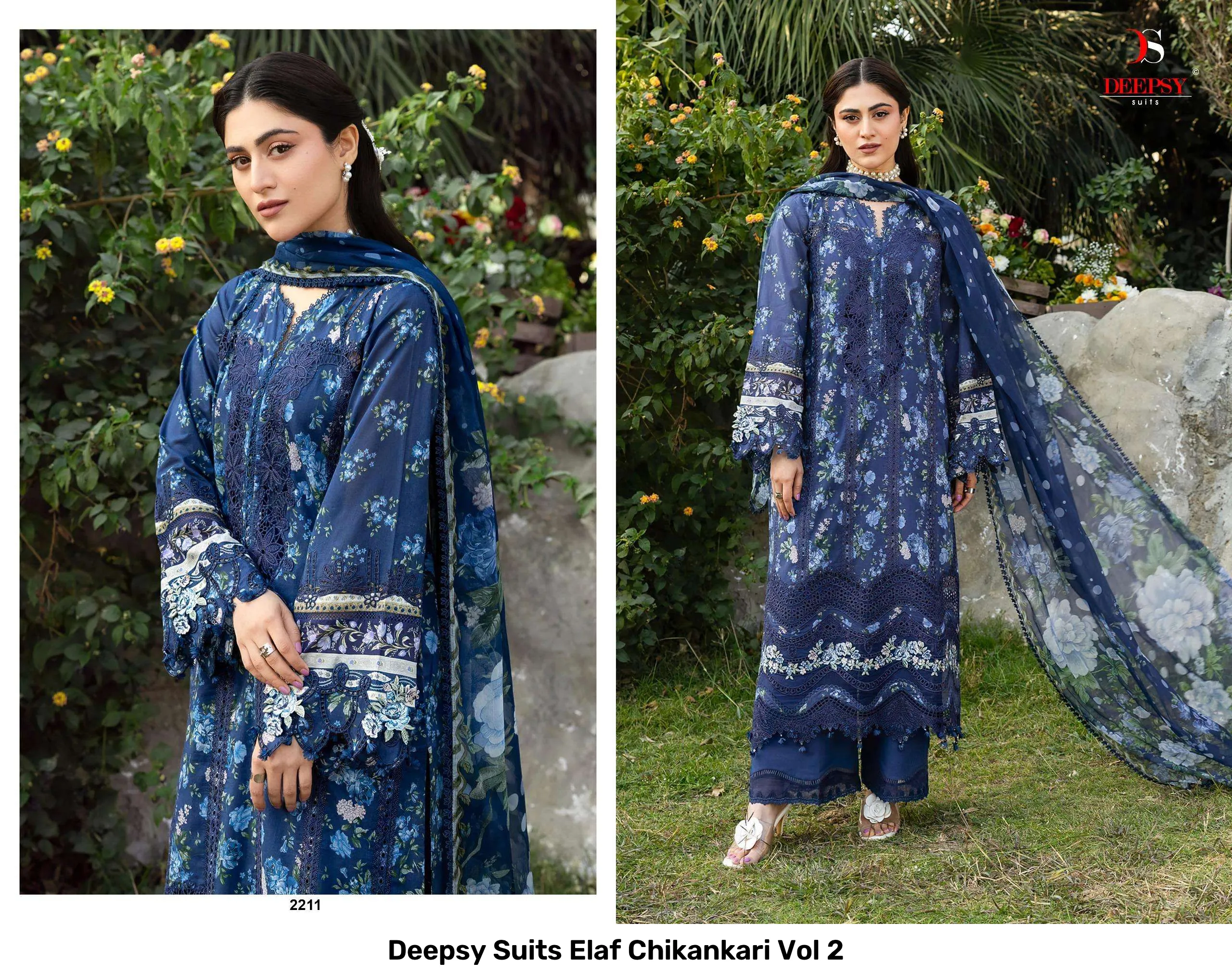 Deepsy Suits Elaf Chikankari Vol 2 - Image 4
