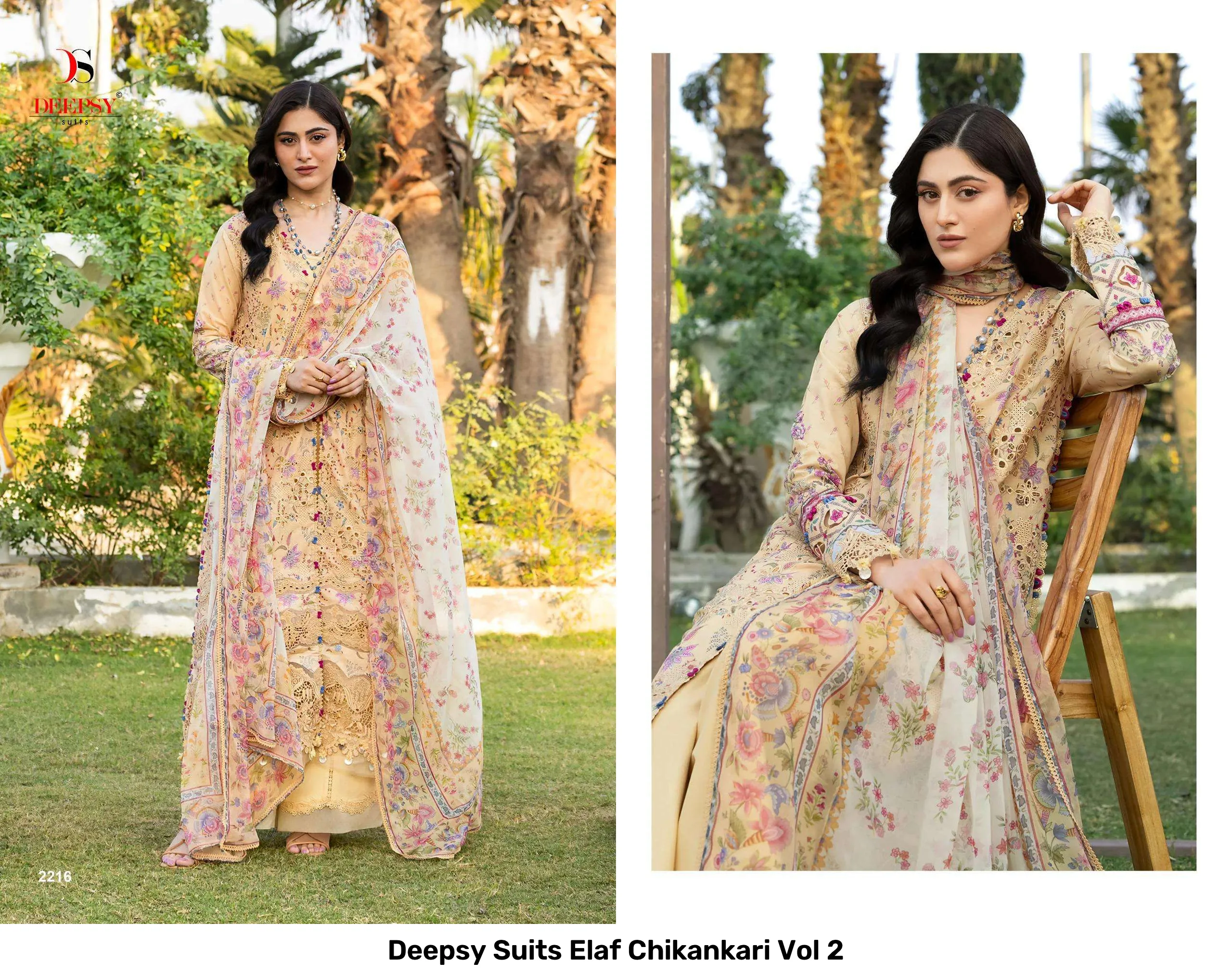 Deepsy Suits Elaf Chikankari Vol 2 - Image 5