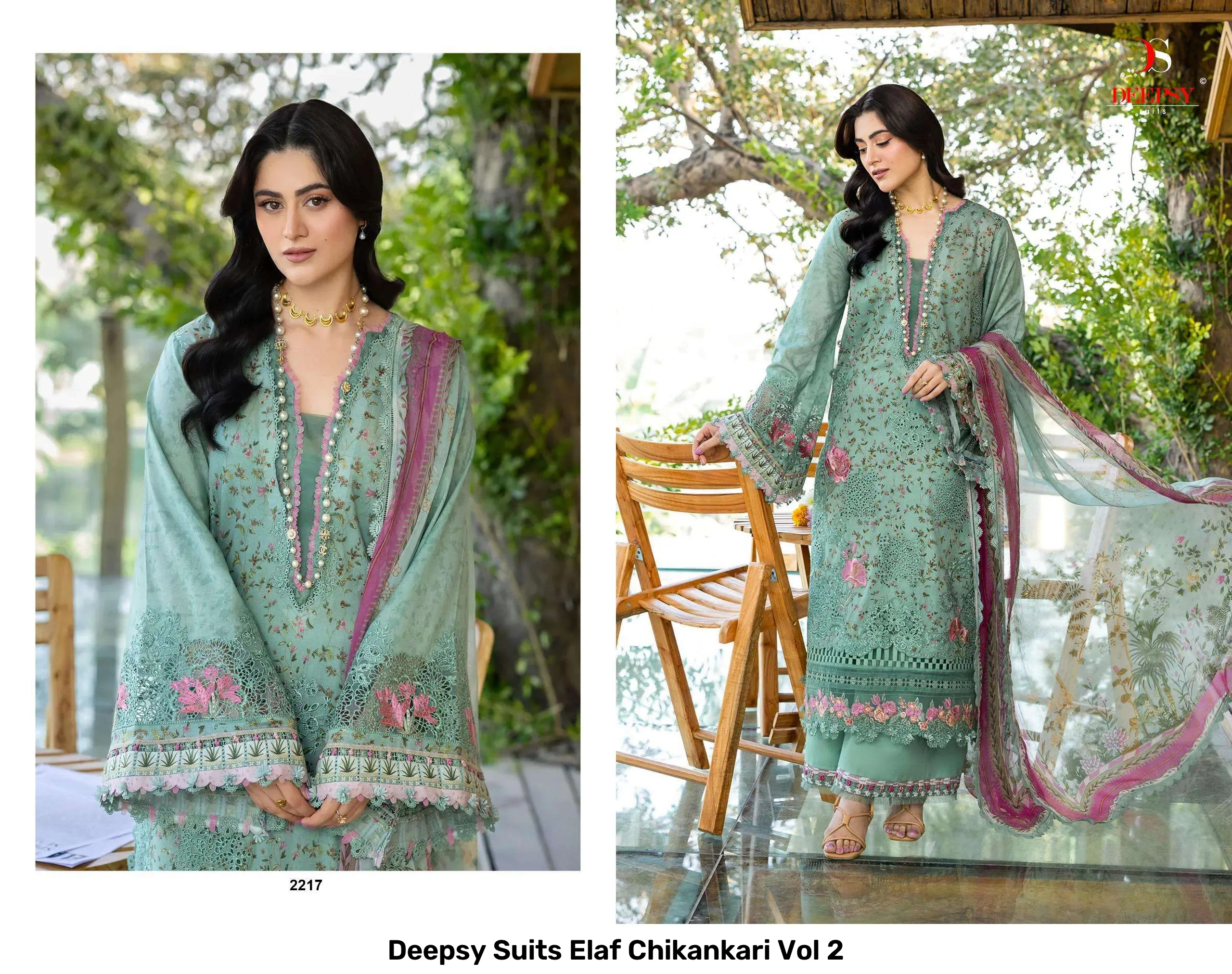 Deepsy Suits Elaf Chikankari Vol 2 - Image 6