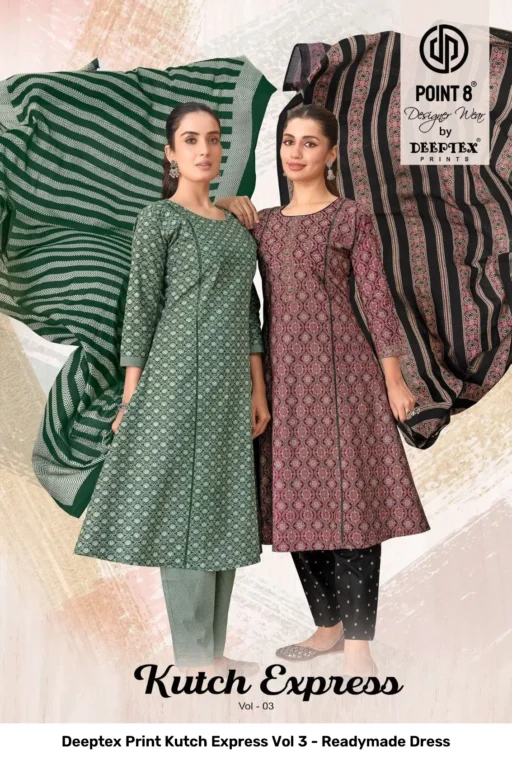 Deeptex Print Kutch Express Vol 3 - Readymade Dress