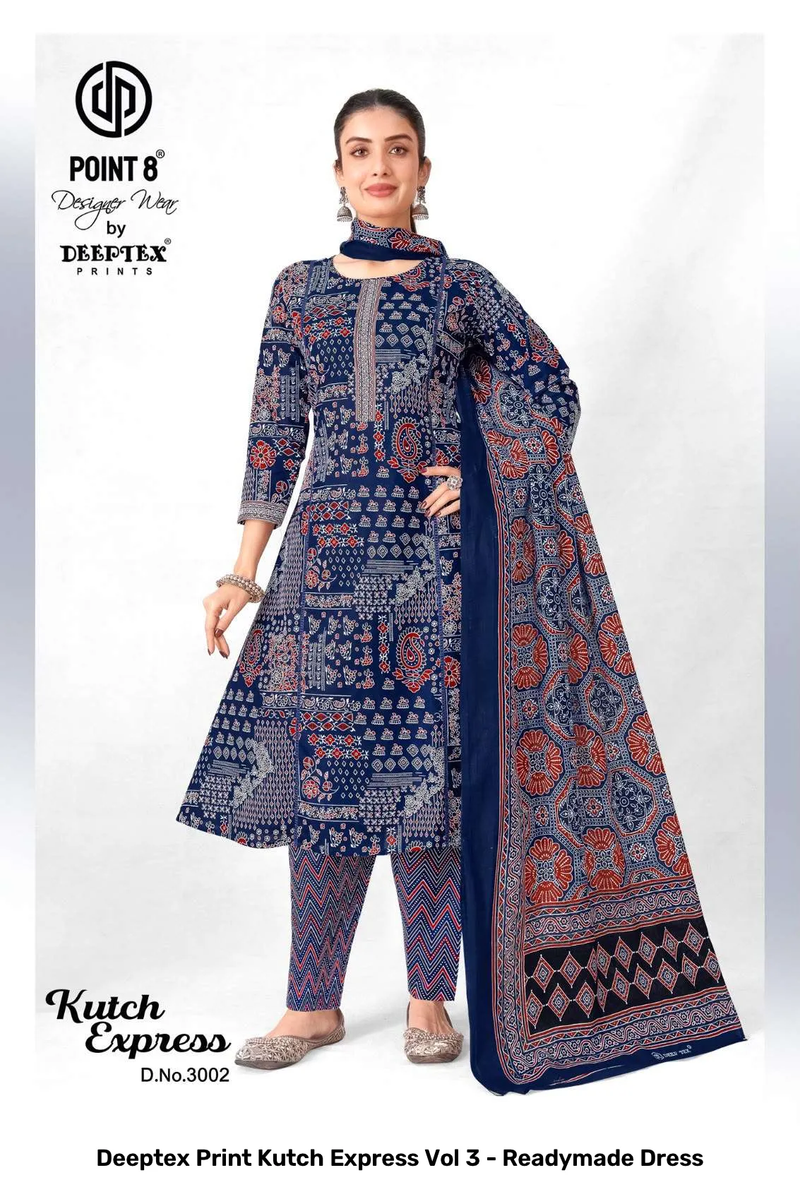 Deeptex Print Kutch Express Vol 3 - Readymade Dress - Image 4