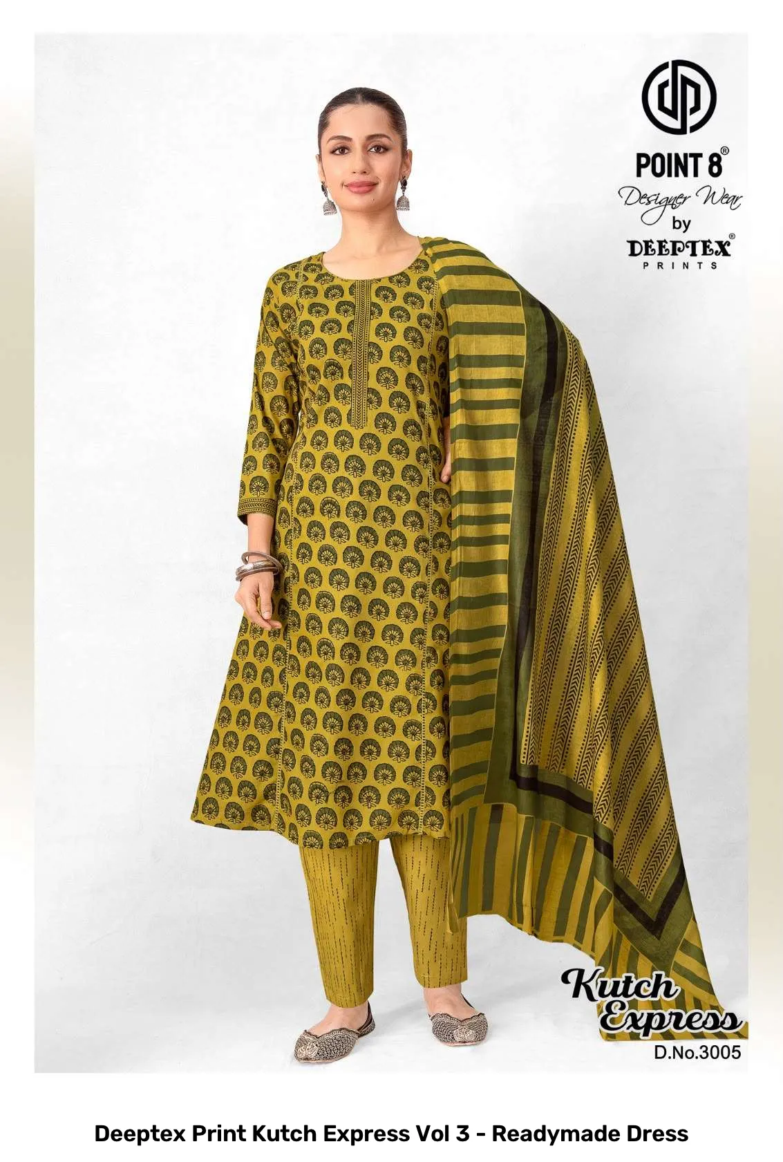 Deeptex Print Kutch Express Vol 3 - Readymade Dress - Image 5