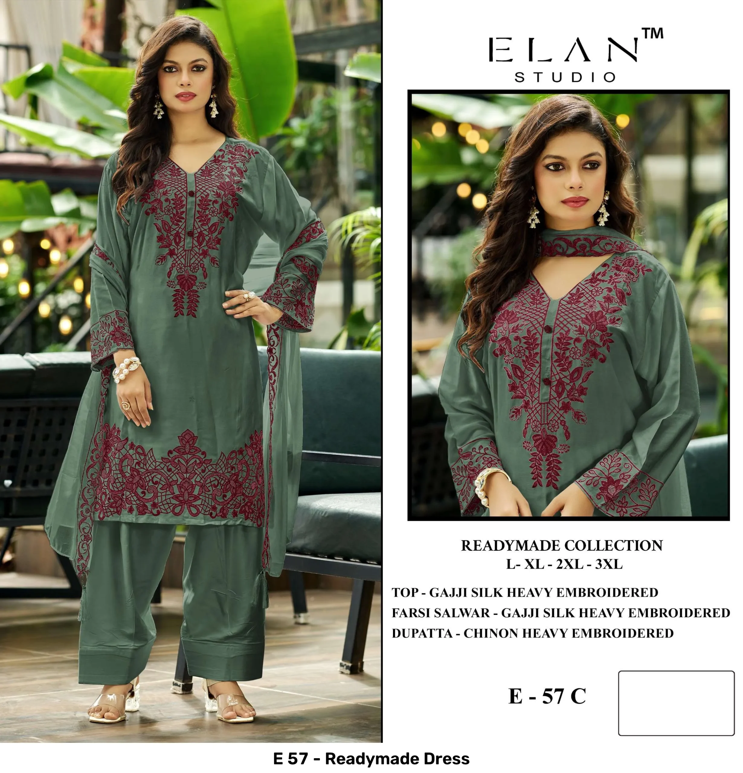 E 57 - Readymade Dress - Image 3