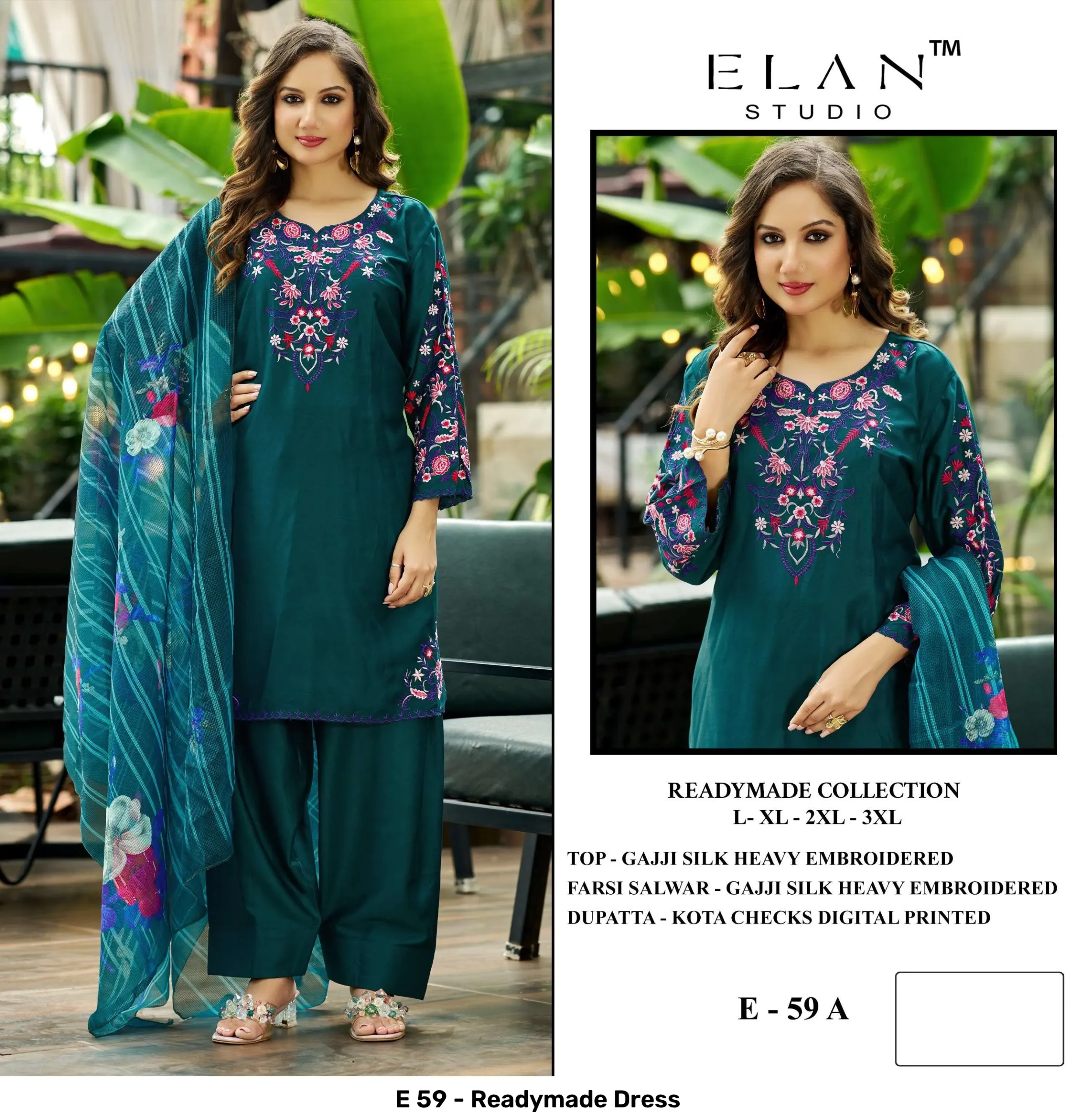 E 59 - Readymade Dress - Image 4