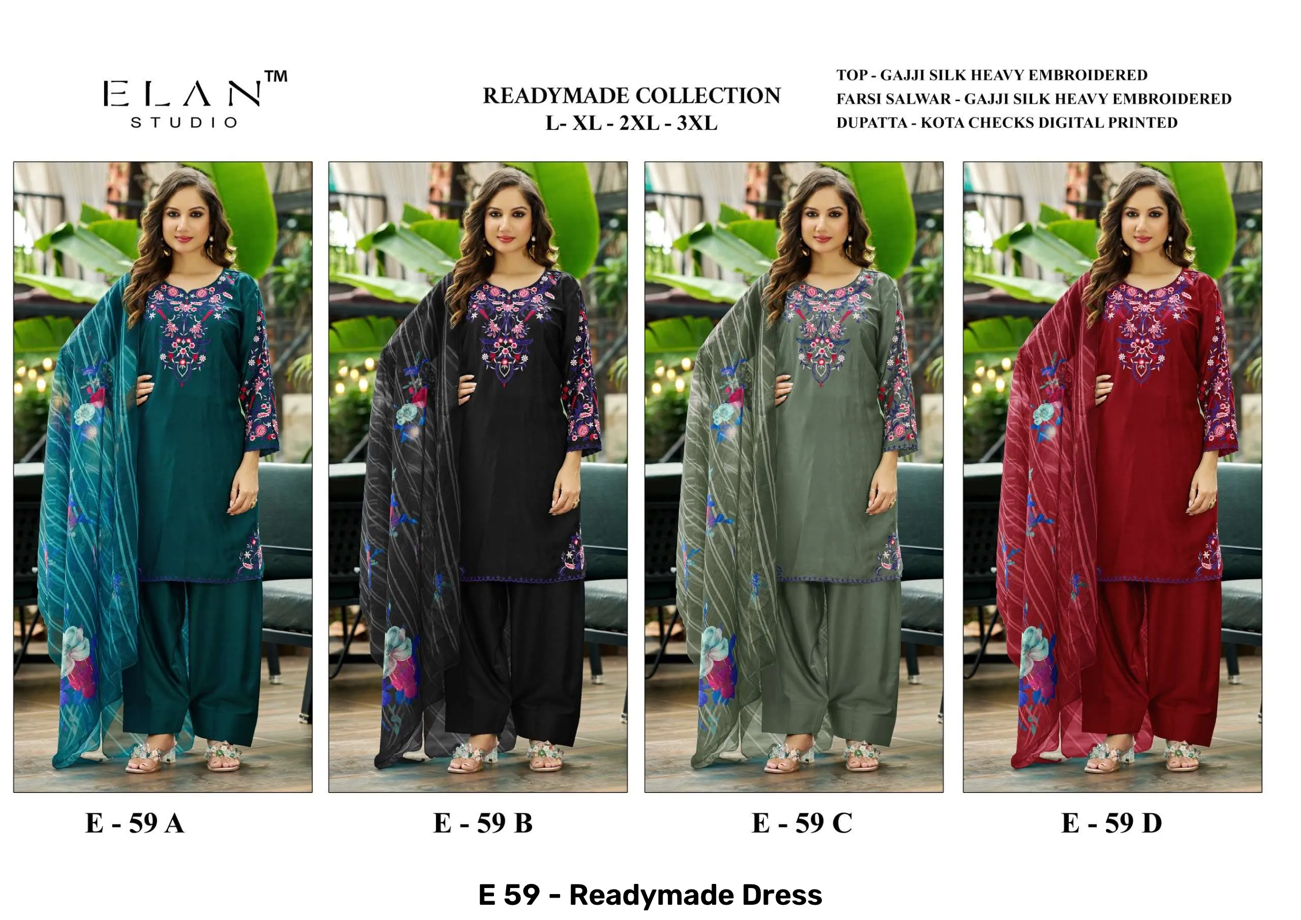 E 59 - Readymade Dress - Image 9