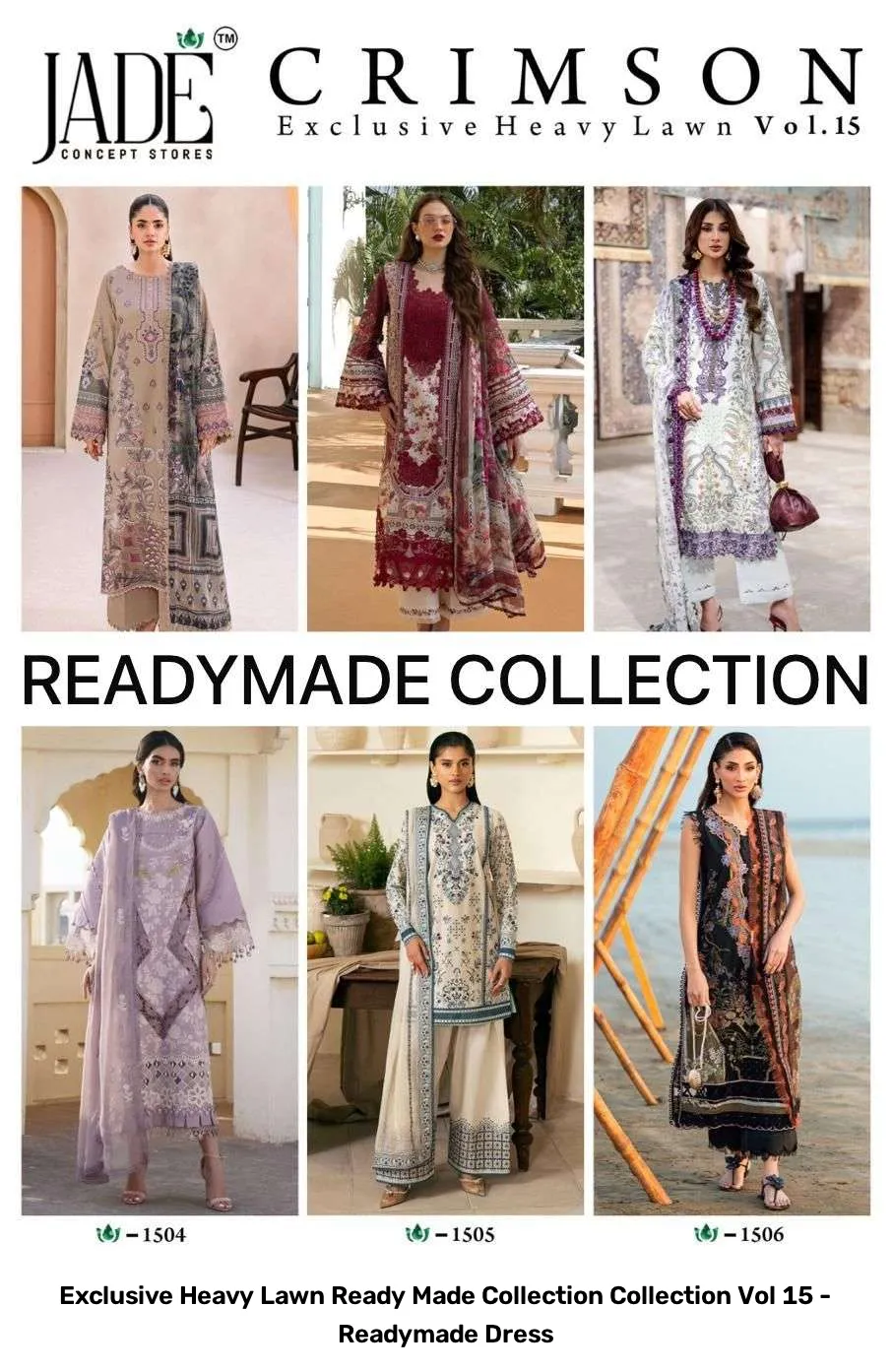 Exclusive Heavy Lawn Ready Made Collection Collection Vol 15 - Readymade Dress - Image 6