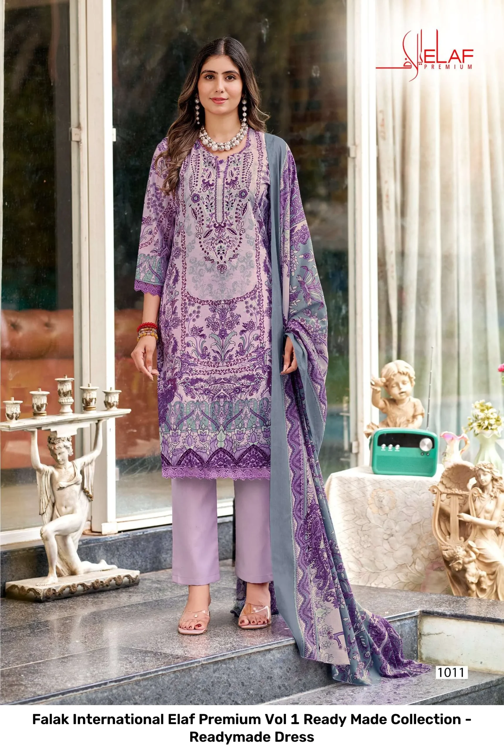 Falak International Elaf Premium Vol 1 Ready Made Collection - Readymade Dress