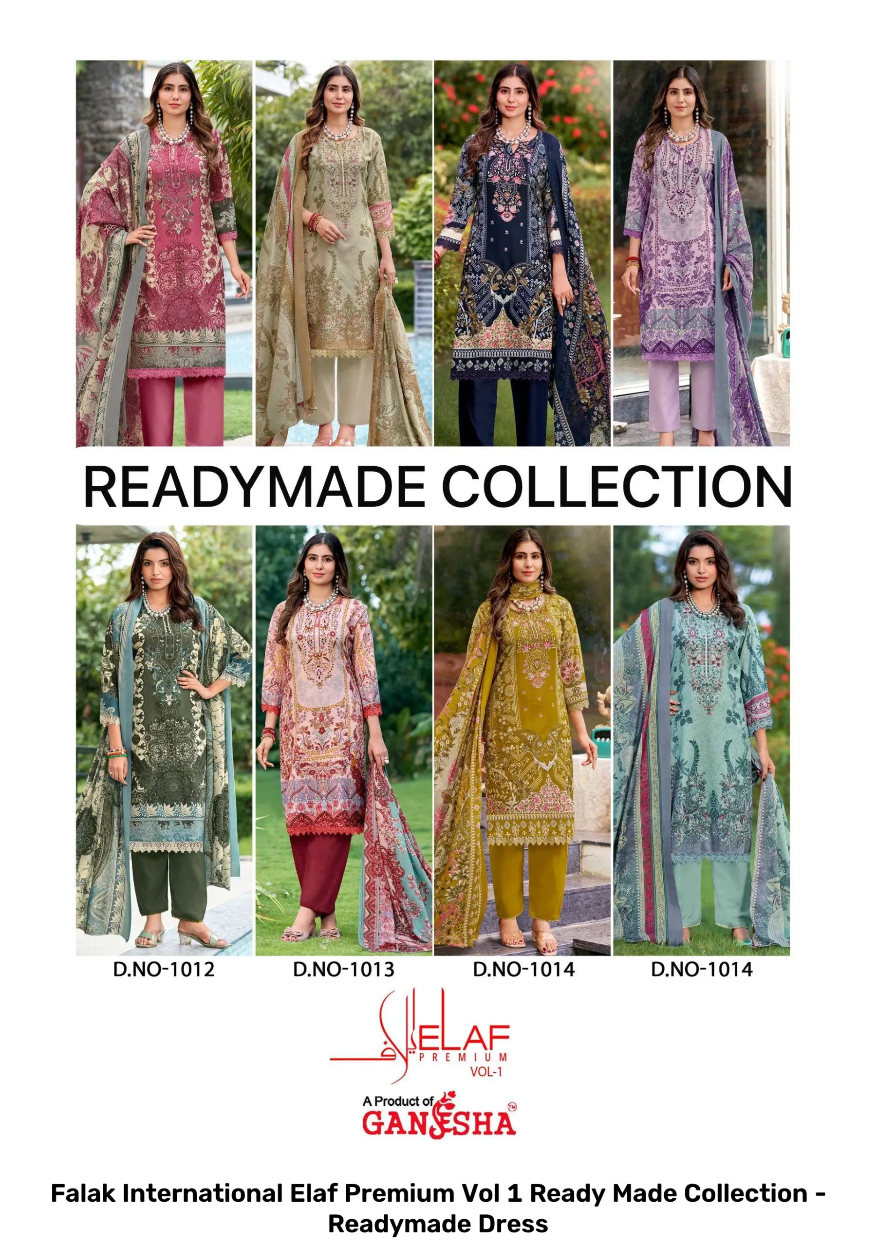 Falak International Elaf Premium Vol 1 Ready Made Collection - Readymade Dress - Image 2