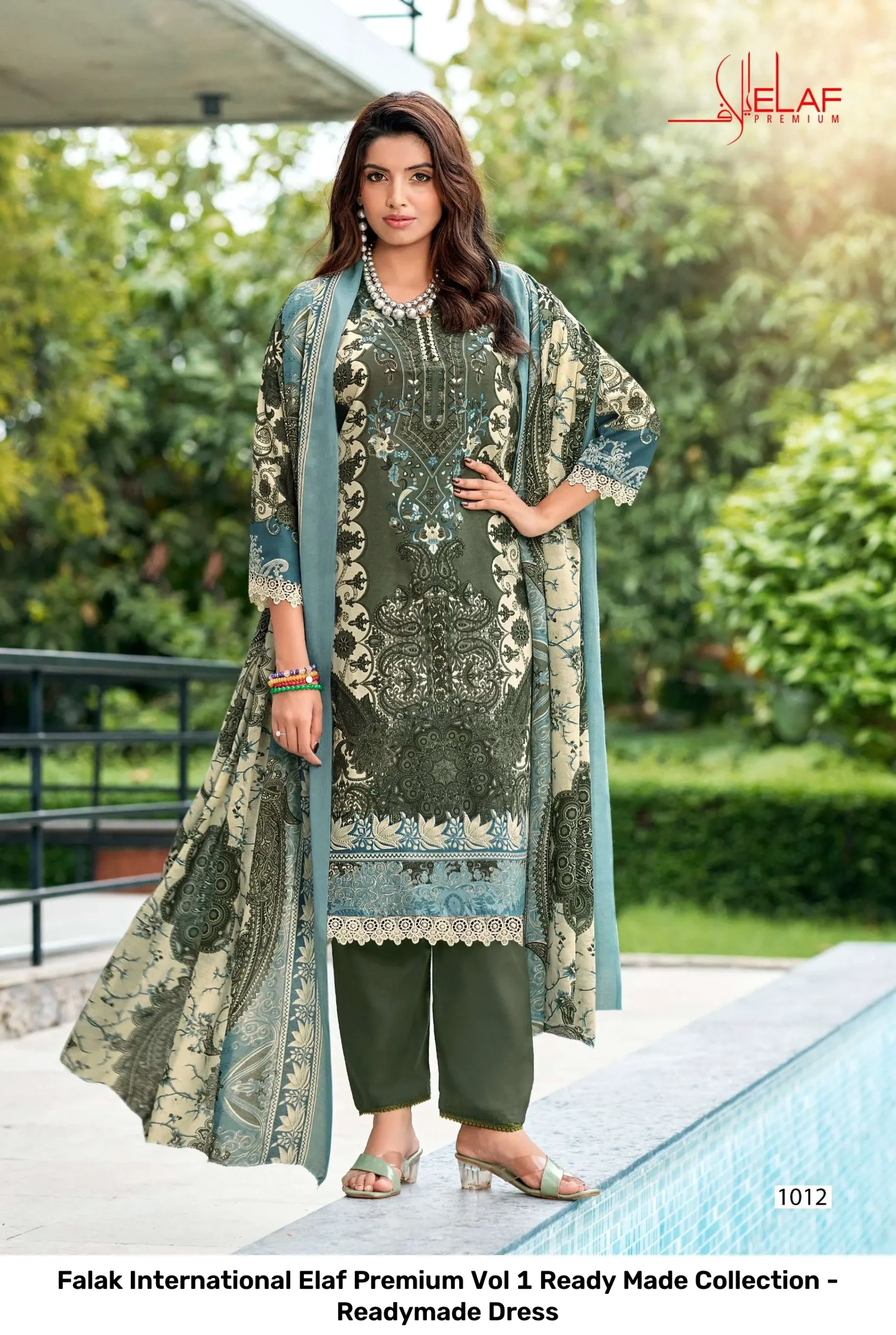 Falak International Elaf Premium Vol 1 Ready Made Collection - Readymade Dress - Image 4