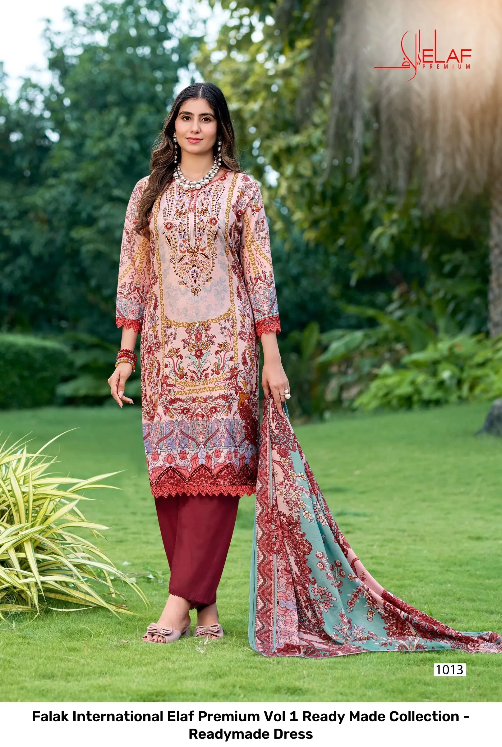 Falak International Elaf Premium Vol 1 Ready Made Collection - Readymade Dress - Image 7