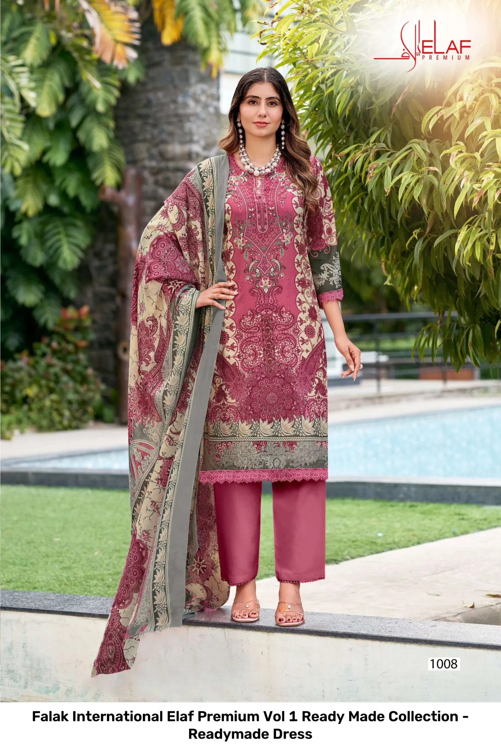 Falak International Elaf Premium Vol 1 Ready Made Collection - Readymade Dress - Image 9