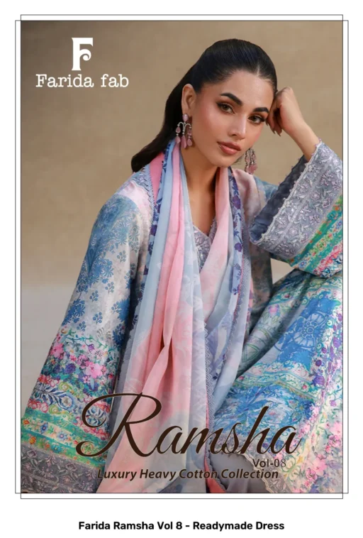 Farida Ramsha Vol 8 - Readymade Dress