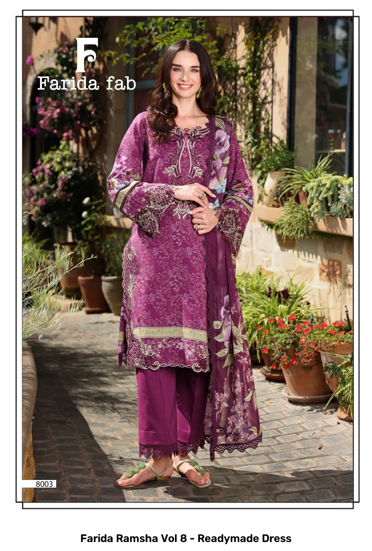 Farida Ramsha Vol 8 - Readymade Dress - Image 5