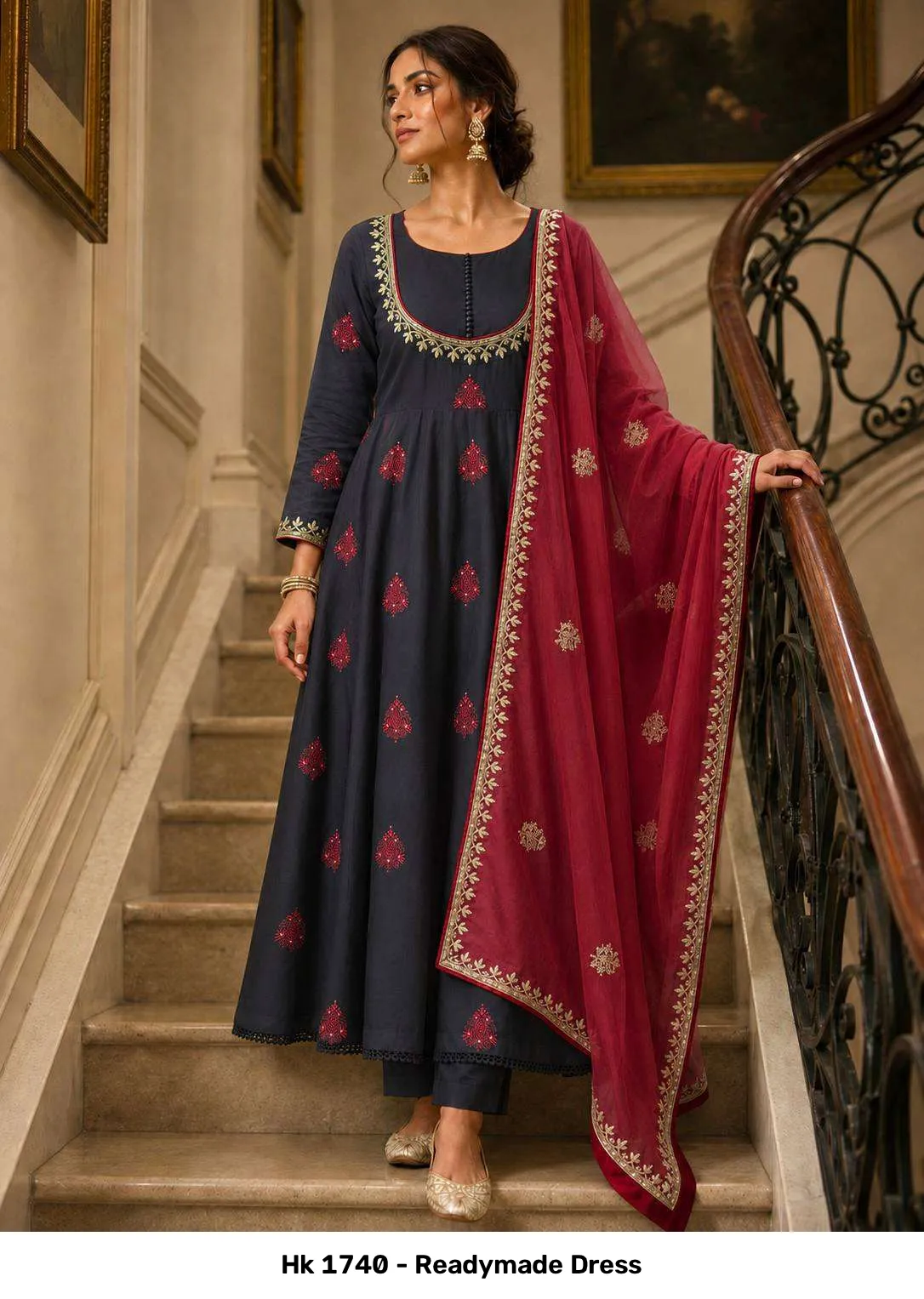 Hk 1740 - Readymade Dress - Image 9
