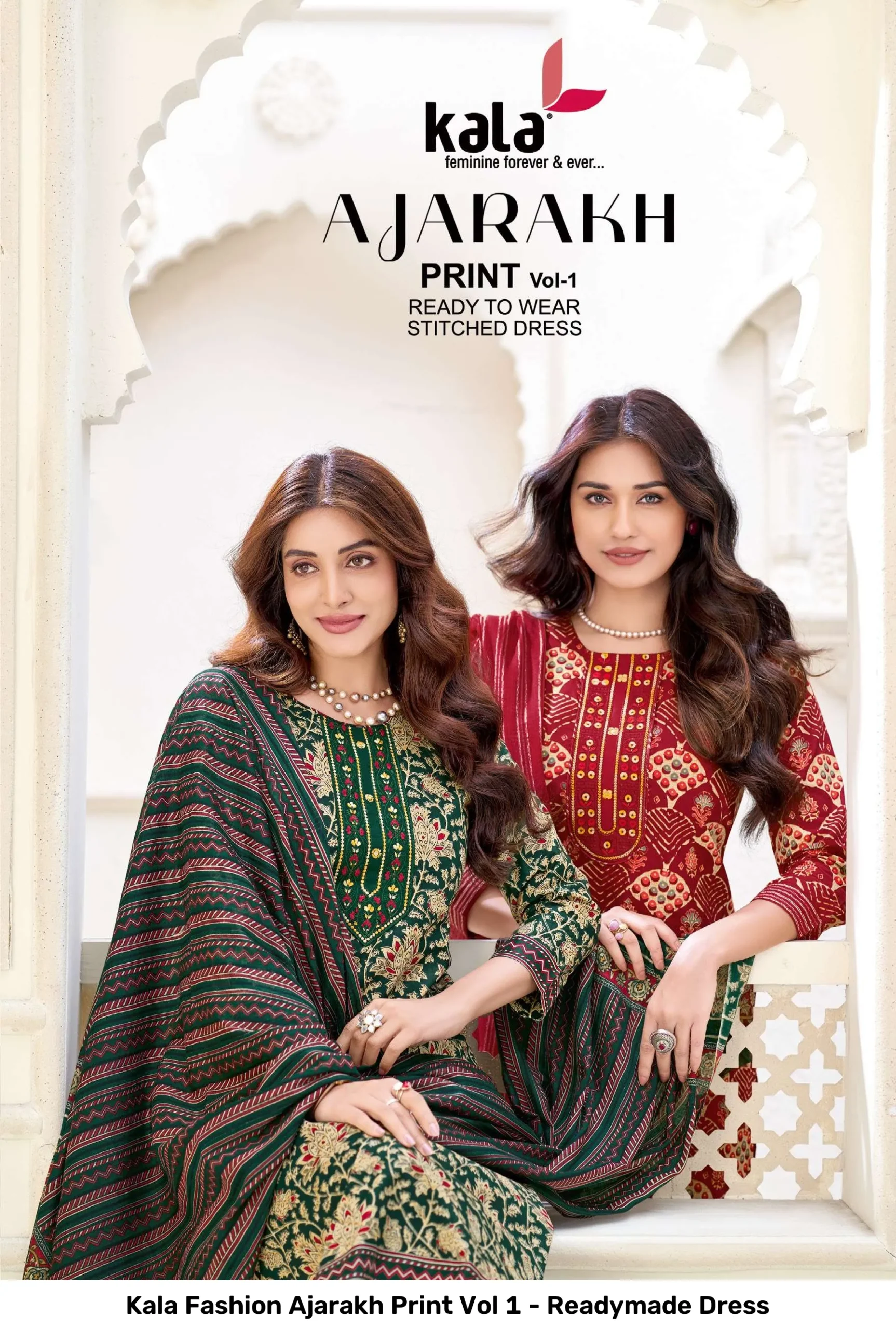 Kala Fashion Ajarakh Print Vol 1 - Readymade Dress