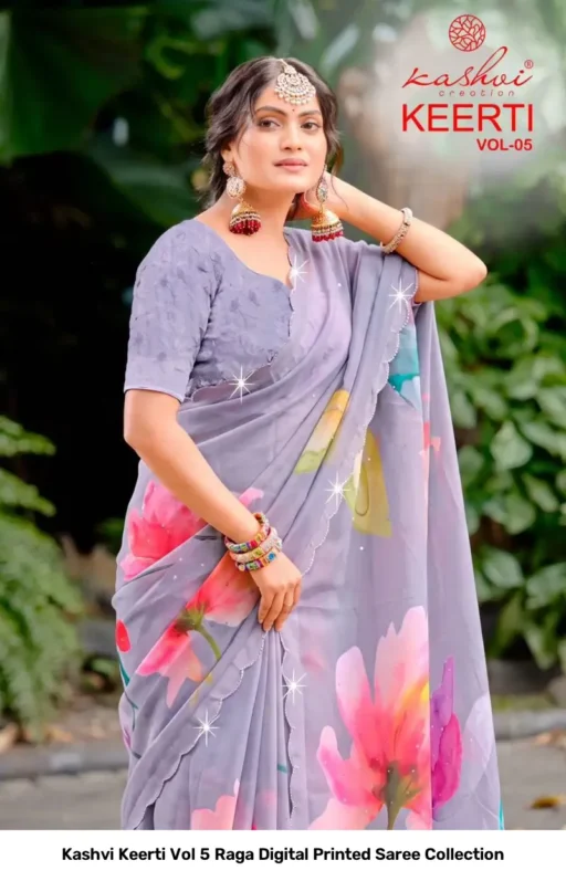 Kashvi Keerti Vol 5 Raga Digital Printed Saree Collection