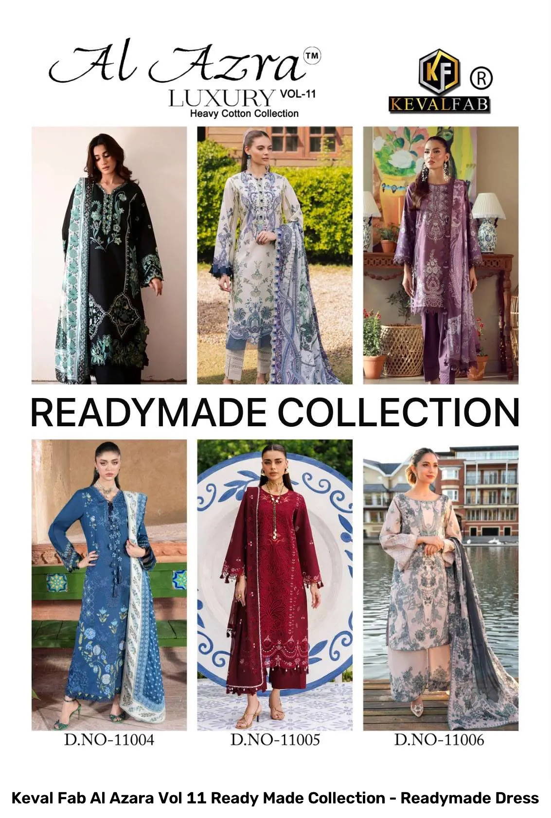 Keval Fab Al Azara Vol 11 Ready Made Collection - Readymade Dress - Image 6