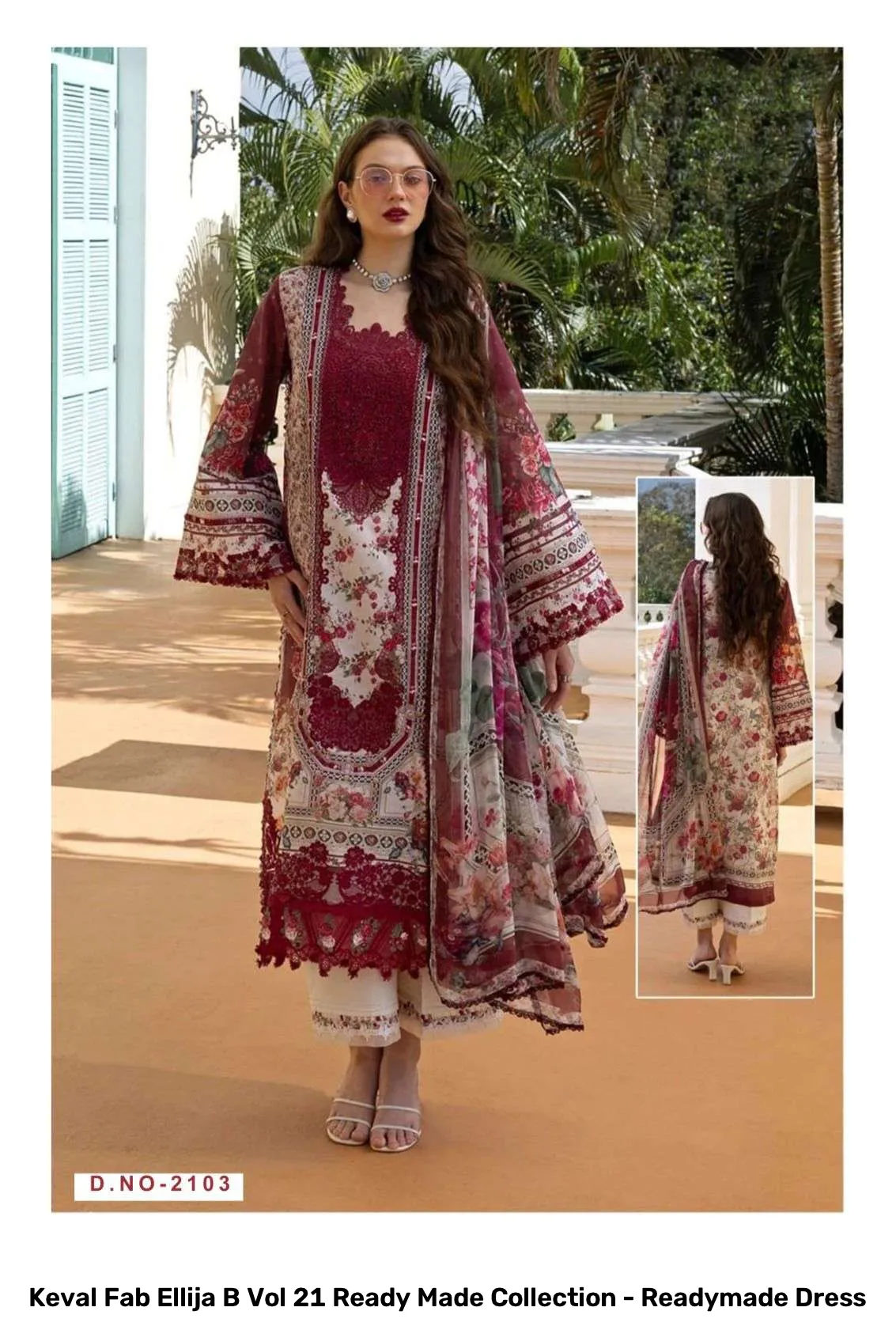 Keval Fab Ellija B Vol 21 Ready Made Collection - Readymade Dress - Image 2