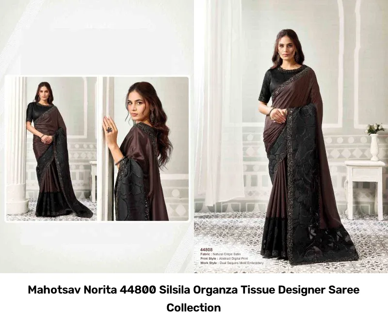 Mahotsav Norita 44800 Silsila Organza Tissue Designer Saree Collection - Image 14