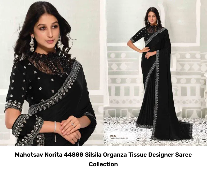 Mahotsav Norita 44800 Silsila Organza Tissue Designer Saree Collection - Image 16