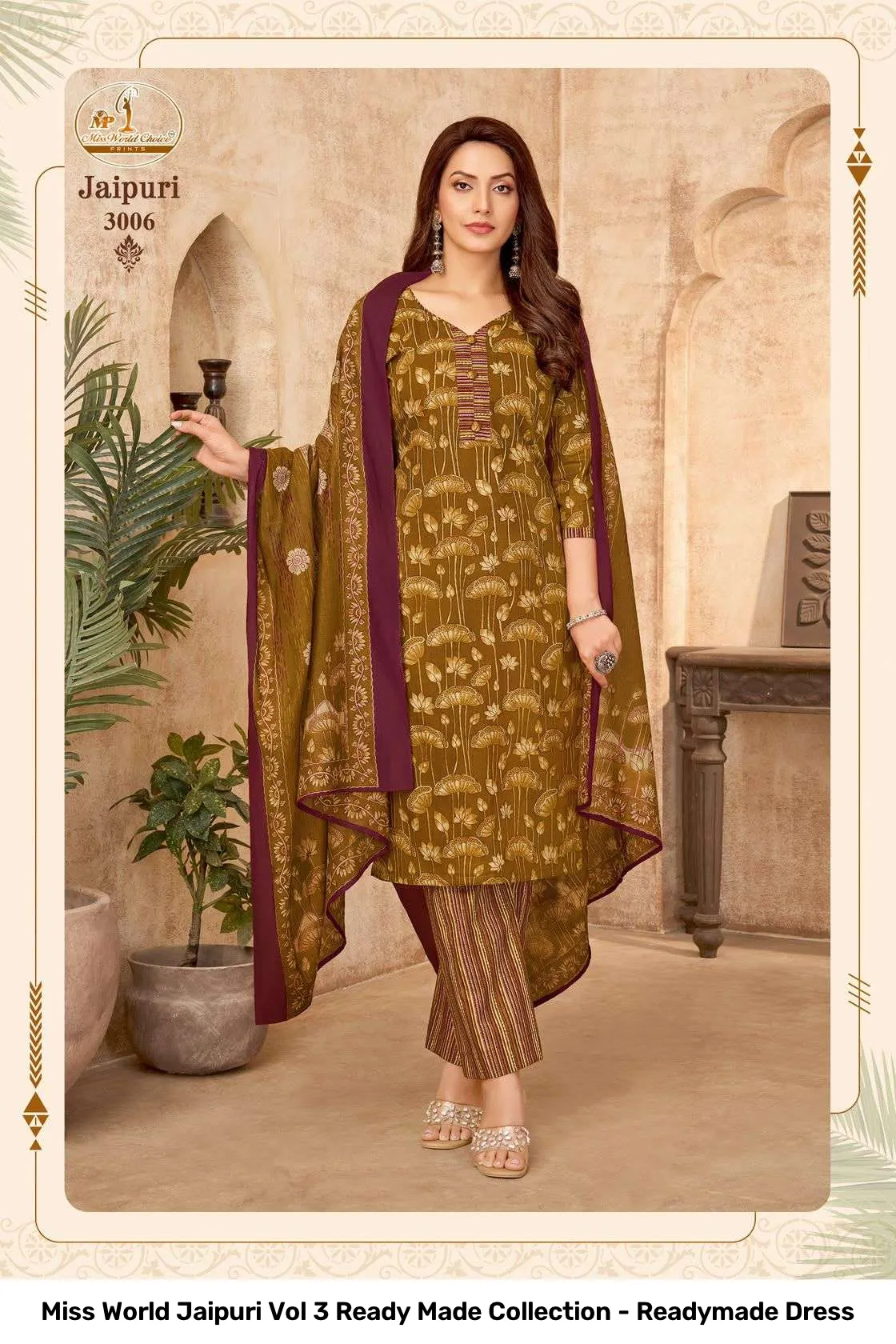 Miss World Jaipuri Vol 3 Ready Made Collection - Readymade Dress - Image 4