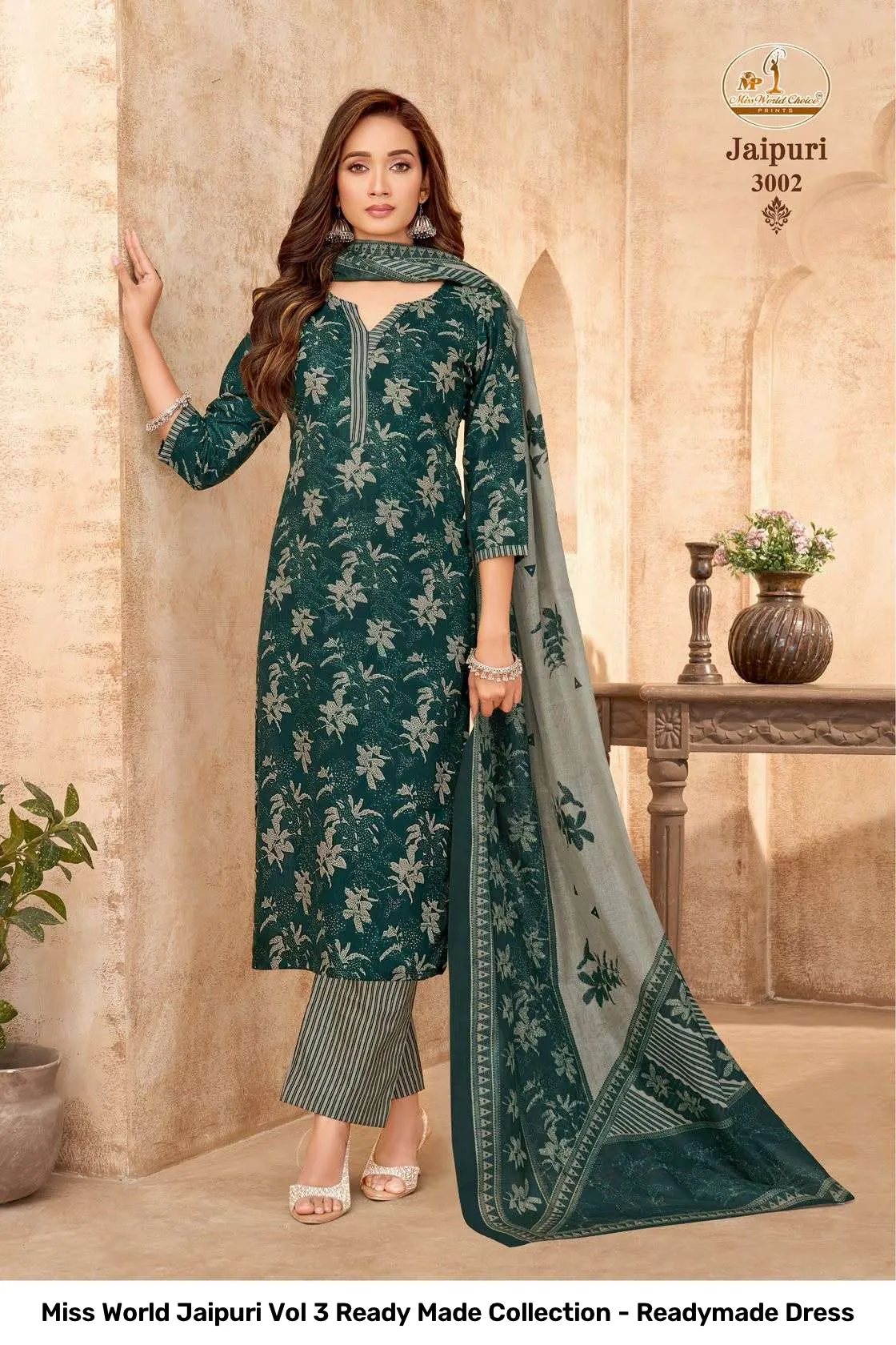 Miss World Jaipuri Vol 3 Ready Made Collection - Readymade Dress - Image 5