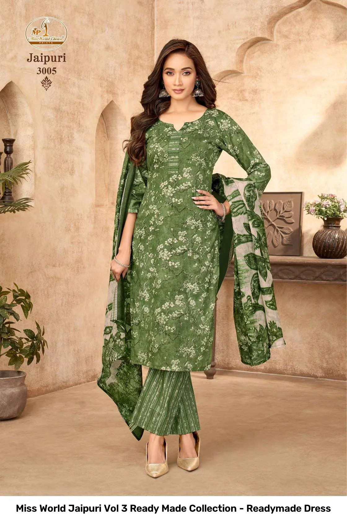 Miss World Jaipuri Vol 3 Ready Made Collection - Readymade Dress - Image 6