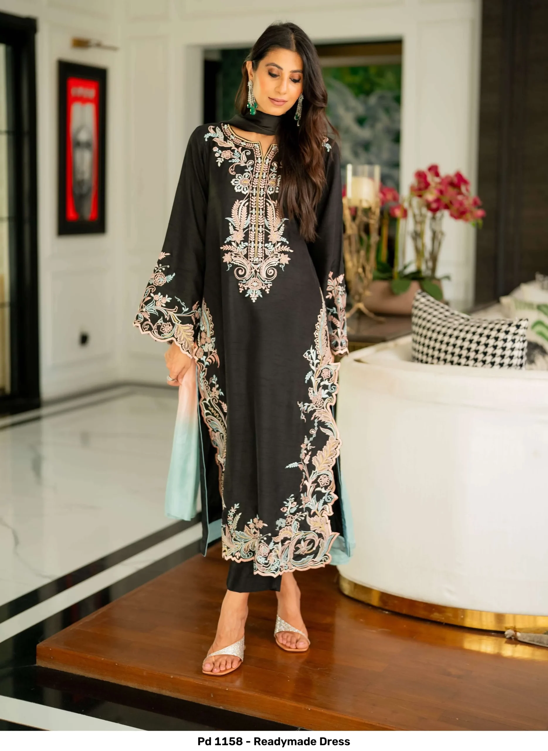 Pd 1158 - Readymade Dress - Image 4