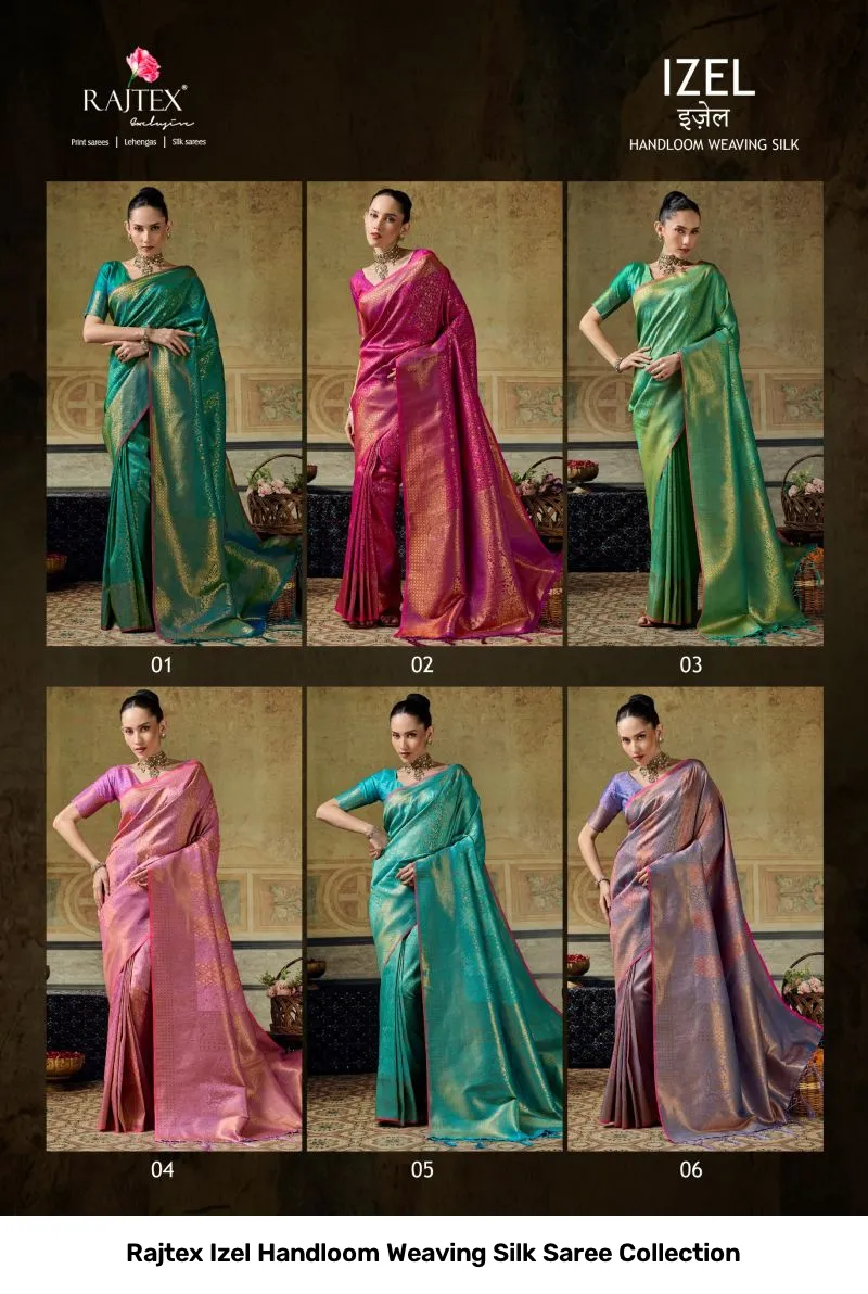 Rajtex Izel Handloom Weaving Silk Saree Collection - Image 2