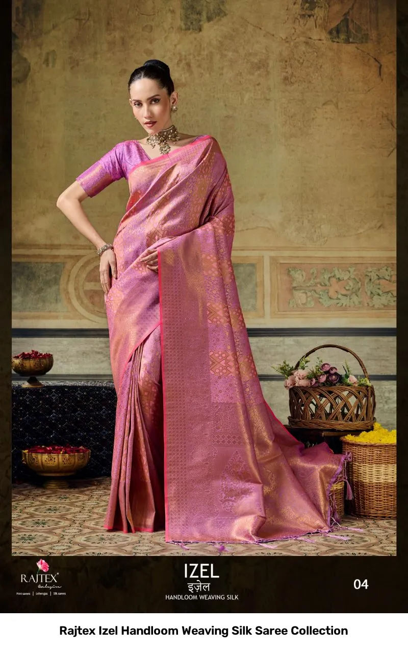 Rajtex Izel Handloom Weaving Silk Saree Collection - Image 3