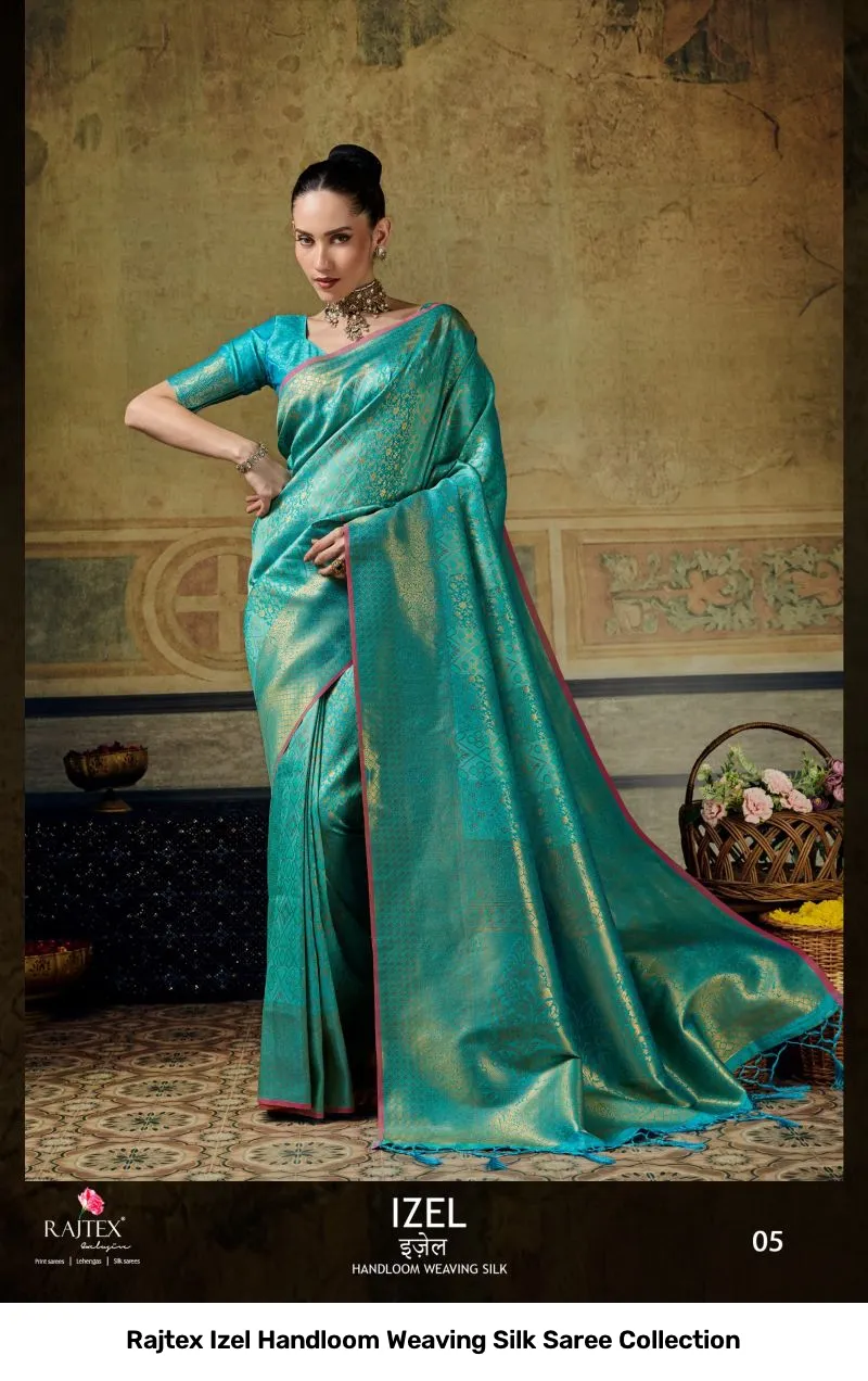 Rajtex Izel Handloom Weaving Silk Saree Collection - Image 4