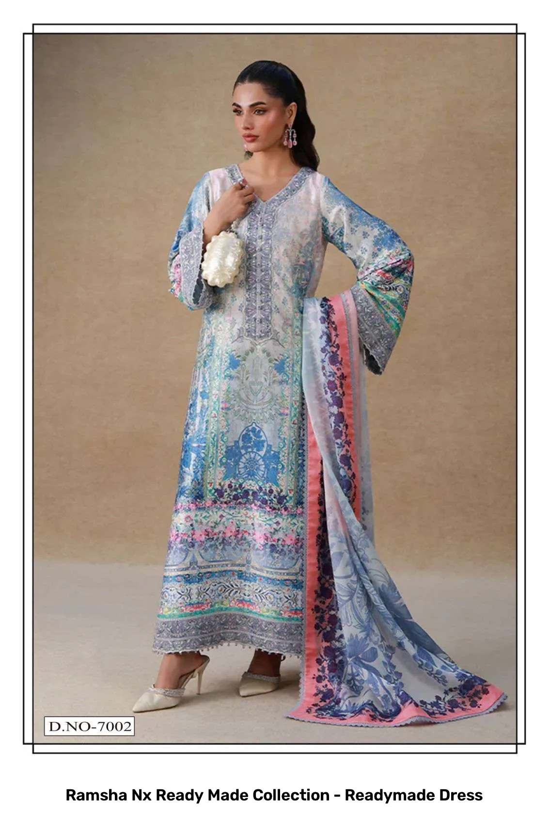 Ramsha Nx Ready Made Collection - Readymade Dress - Image 2