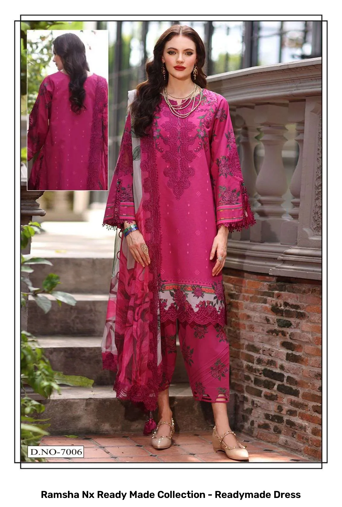 Ramsha Nx Ready Made Collection - Readymade Dress - Image 3