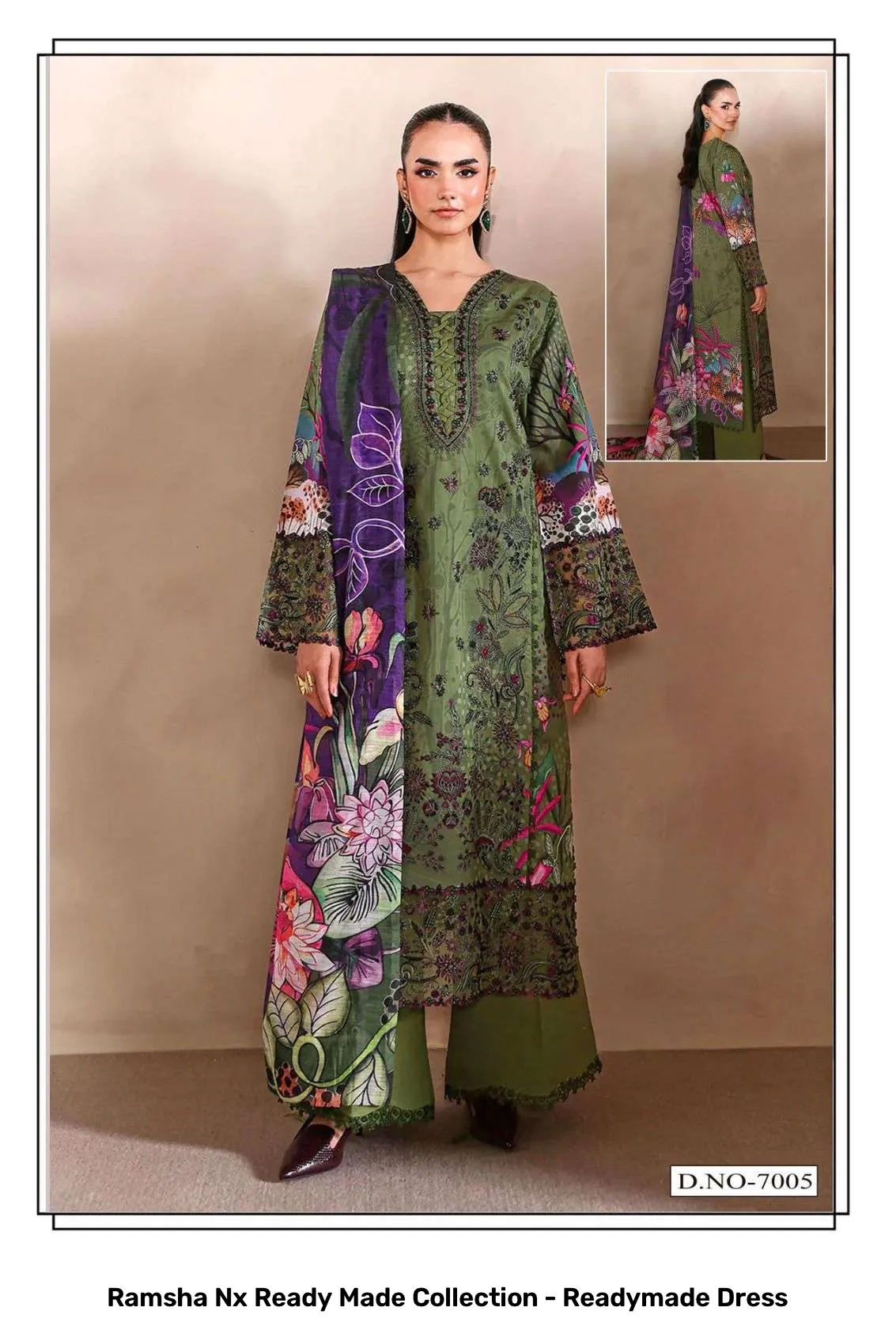 Ramsha Nx Ready Made Collection - Readymade Dress - Image 5