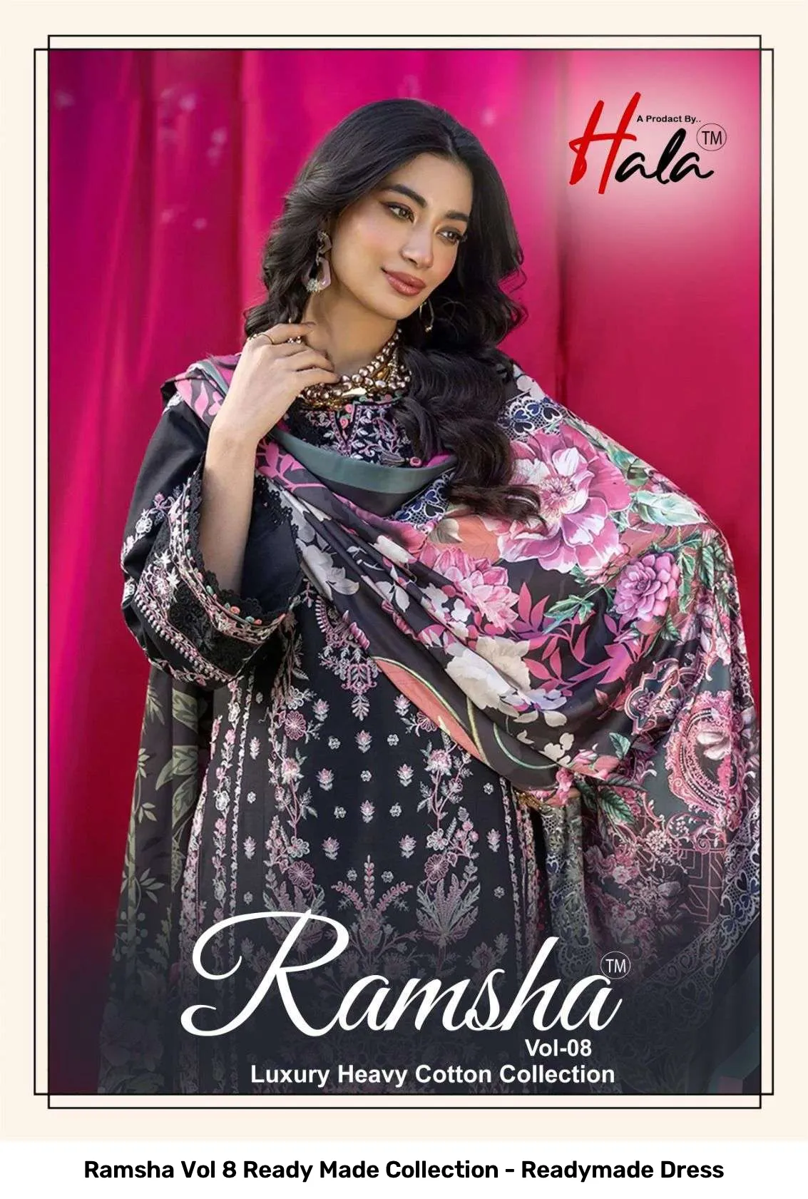 Ramsha Vol 8 Ready Made Collection - Readymade Dress - Image 4