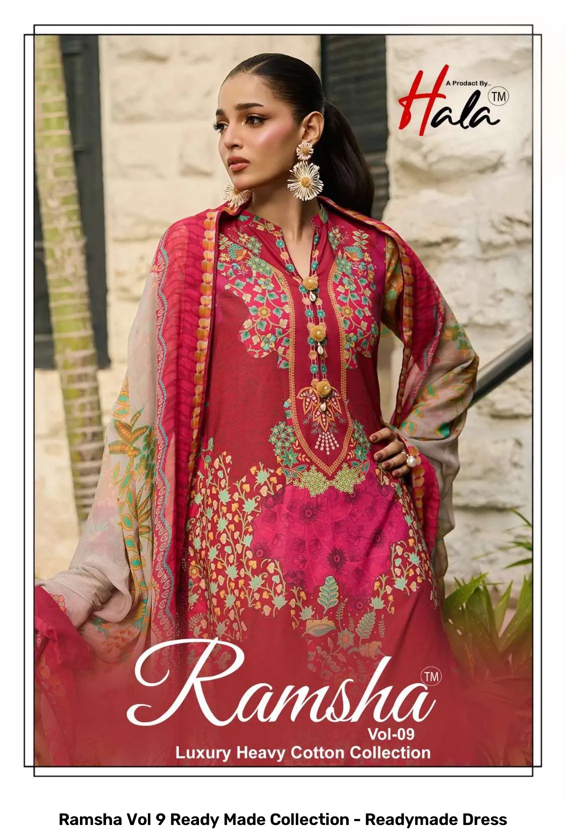 Ramsha Vol 9 Ready Made Collection - Readymade Dress - Image 4