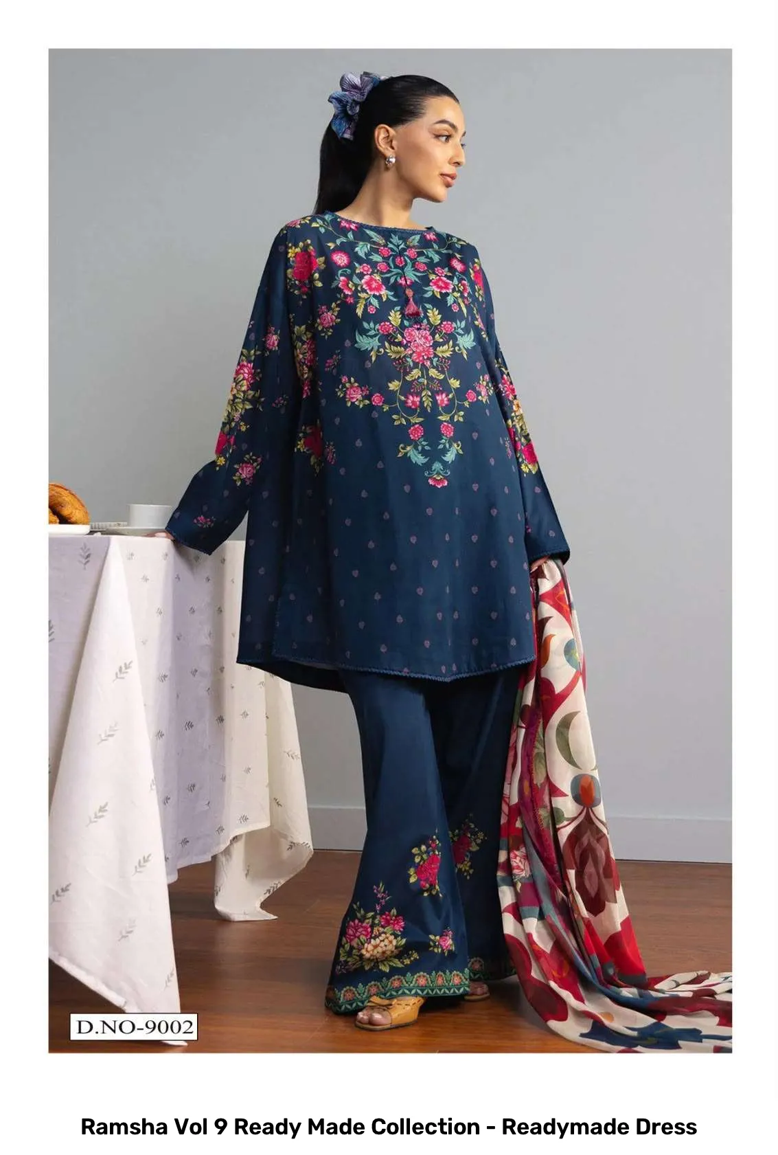 Ramsha Vol 9 Ready Made Collection - Readymade Dress - Image 8