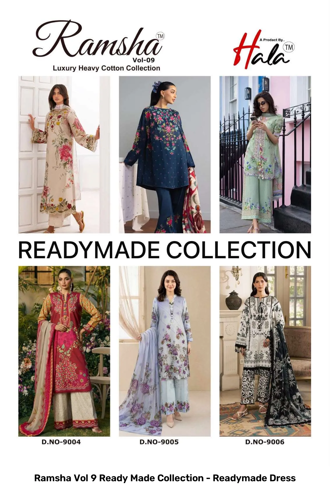 Ramsha Vol 9 Ready Made Collection - Readymade Dress - Image 9